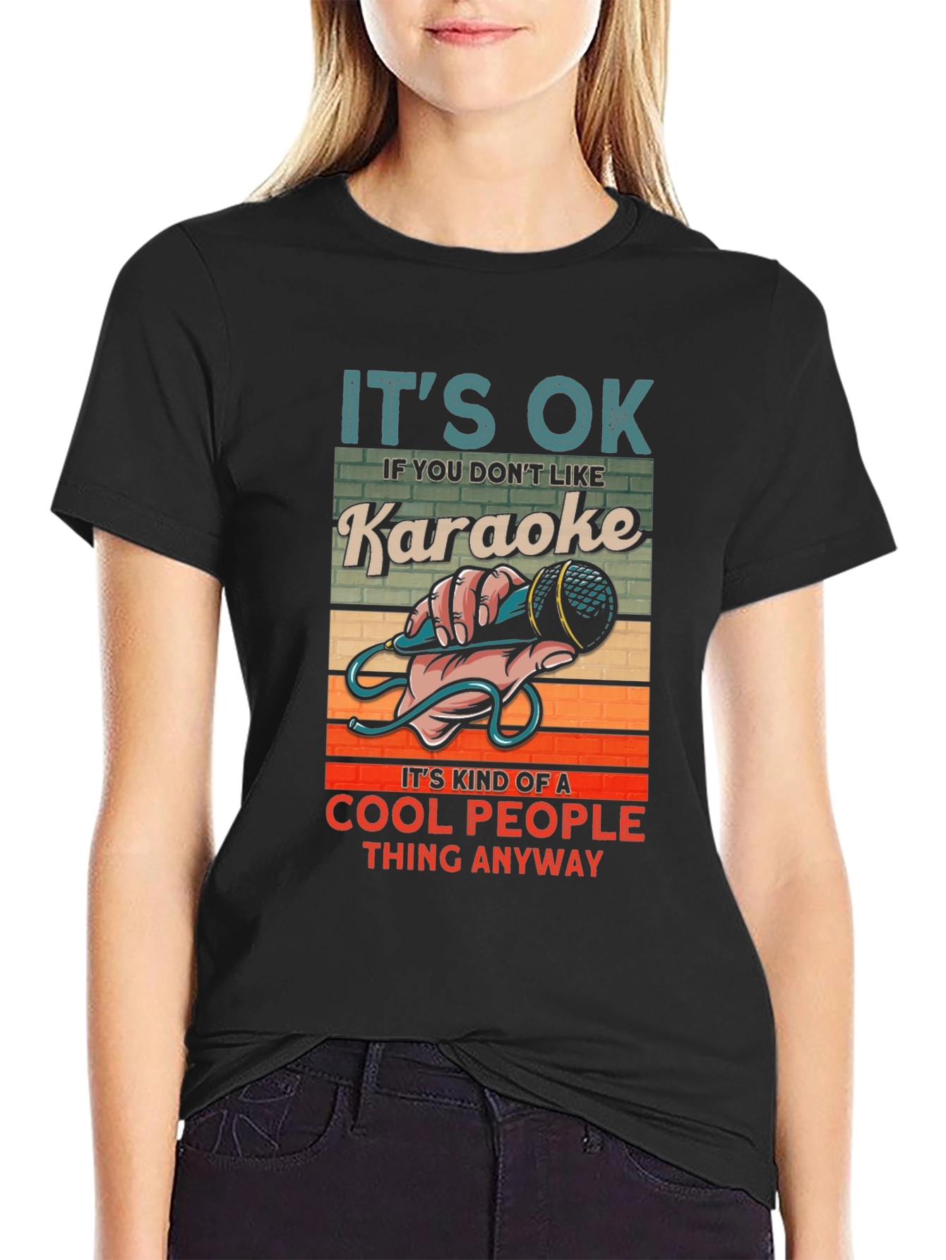 Karaoke Cool People T-Shirt