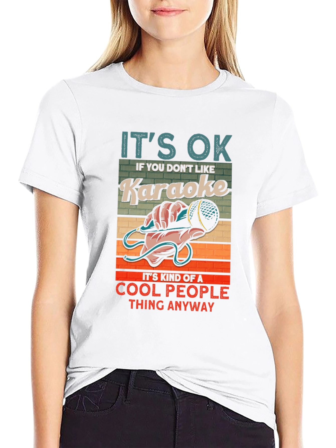Karaoke Cool People T-Shirt
