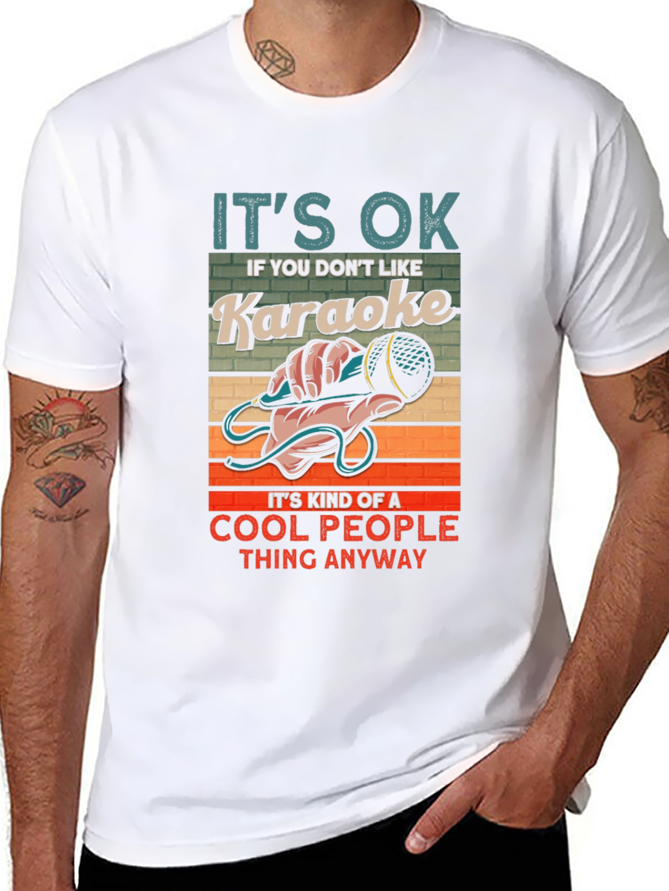 Karaoke Cool People T-Shirt