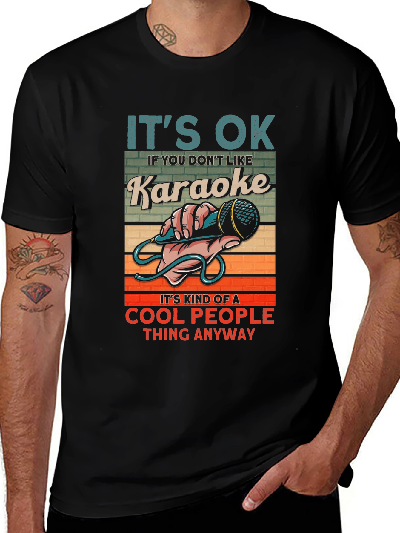 Karaoke Cool People T-Shirt