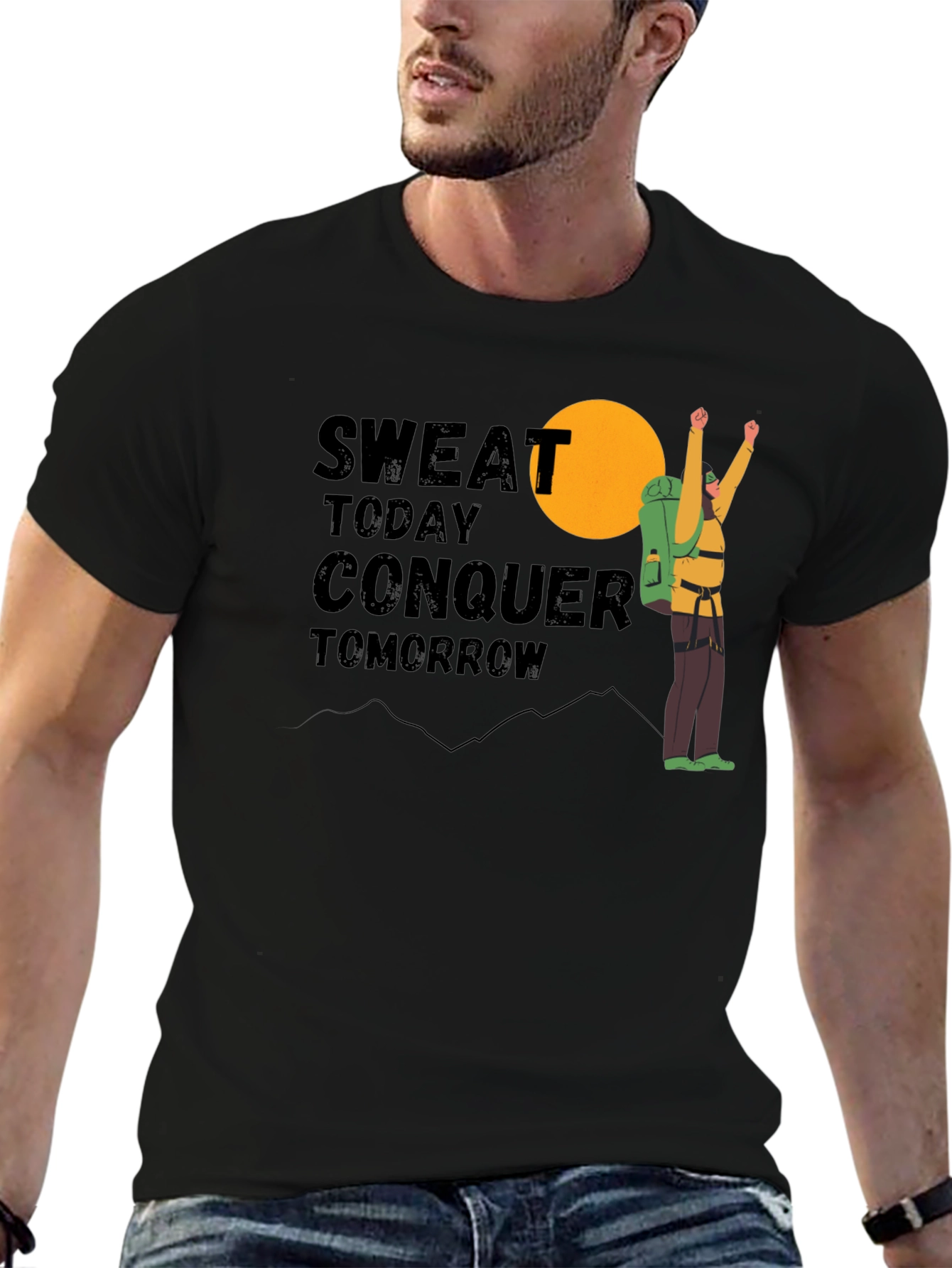 Sweat Today Conquer Tomorrow Graphic Tee