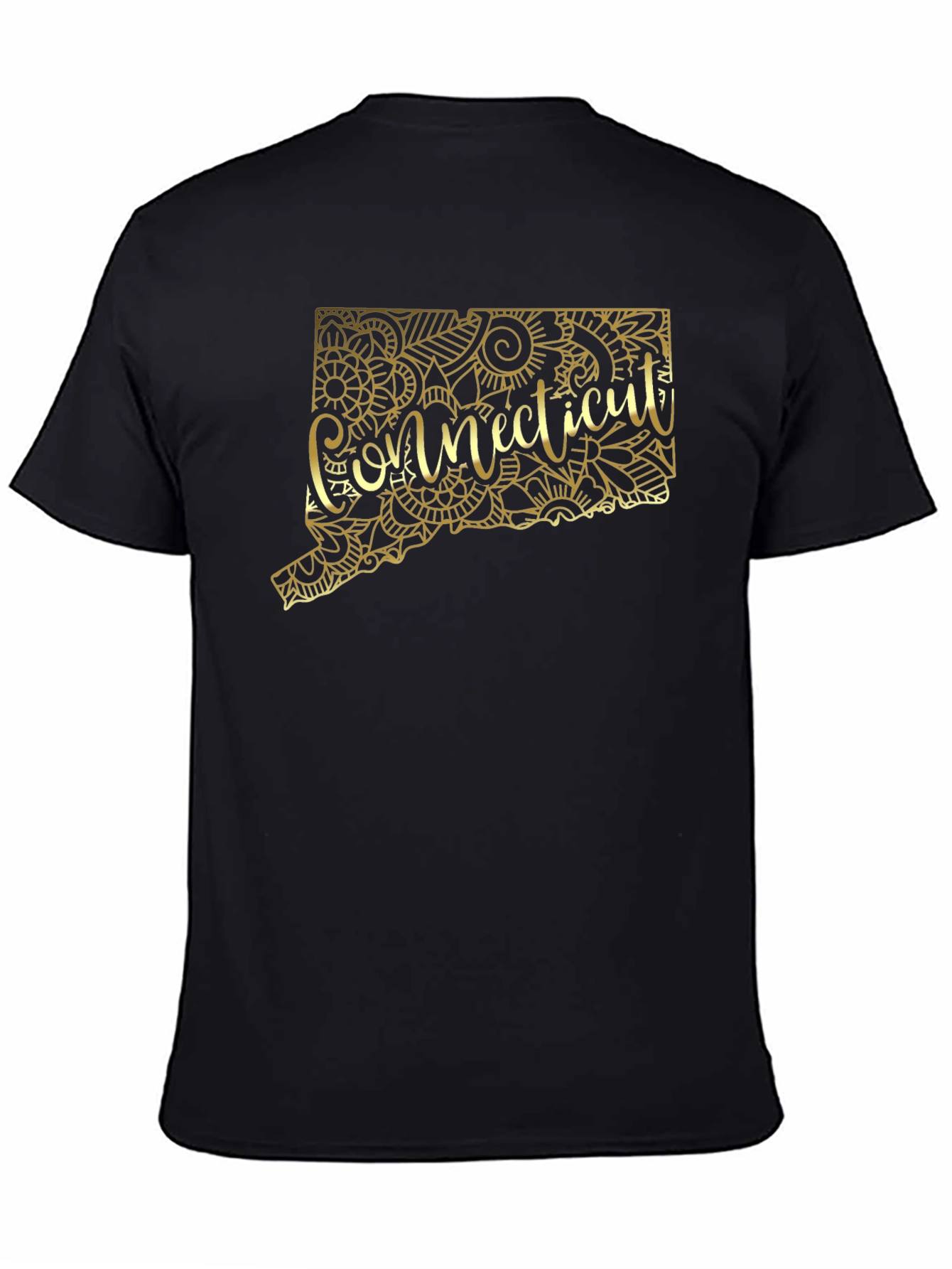Connecticut State Floral Map Tee