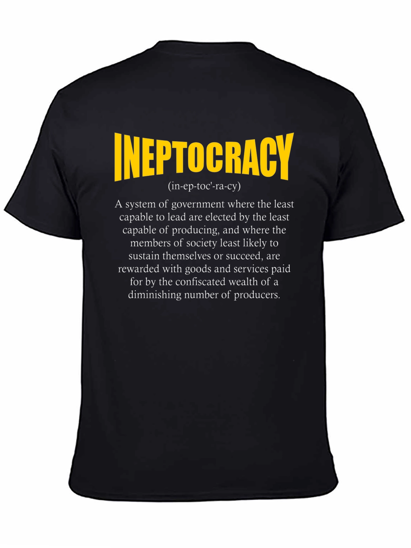 Ineptocracy Definition Graphic T-Shirt