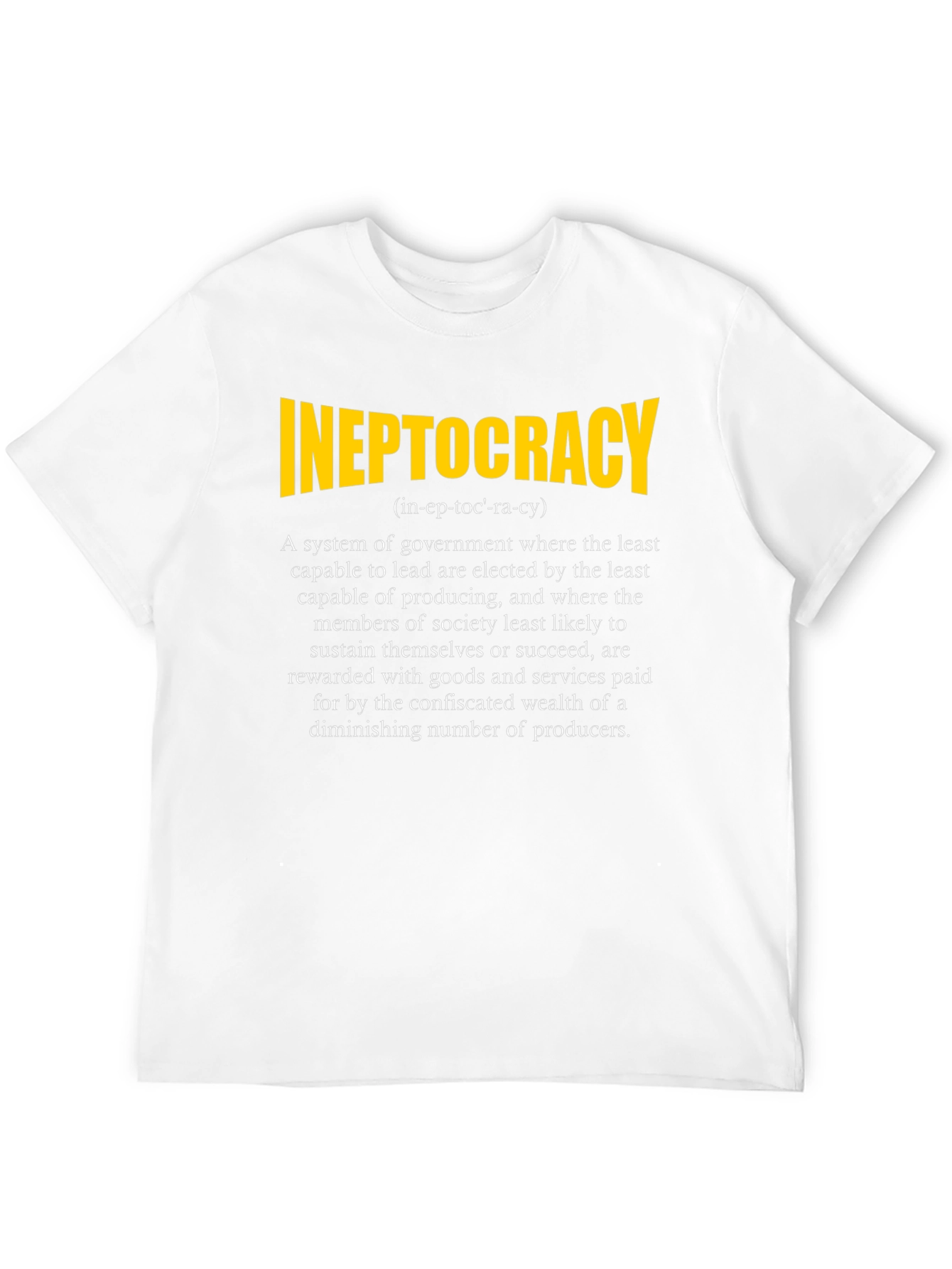 Ineptocracy Definition Graphic T-Shirt