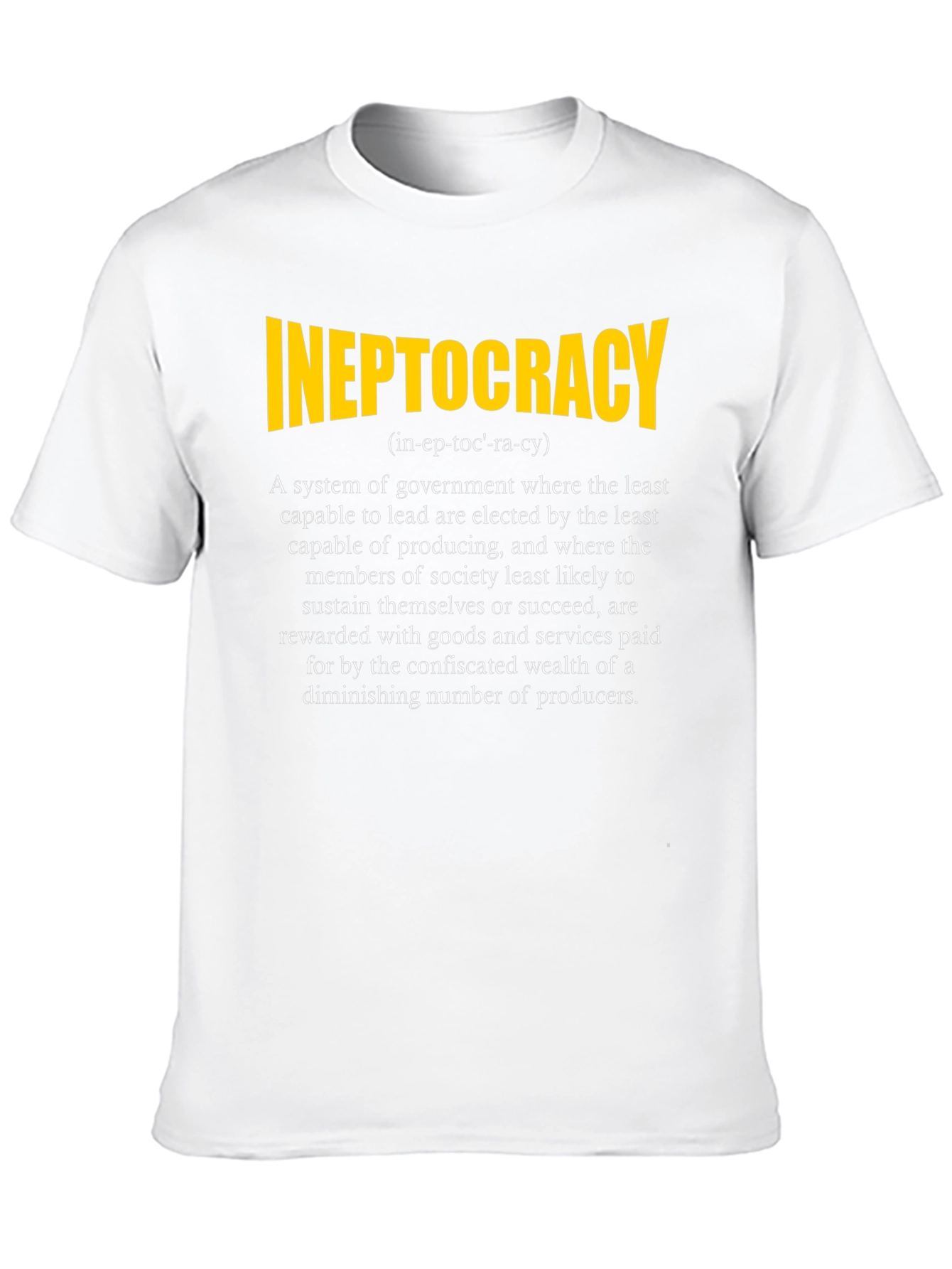 Ineptocracy Definition Graphic T-Shirt