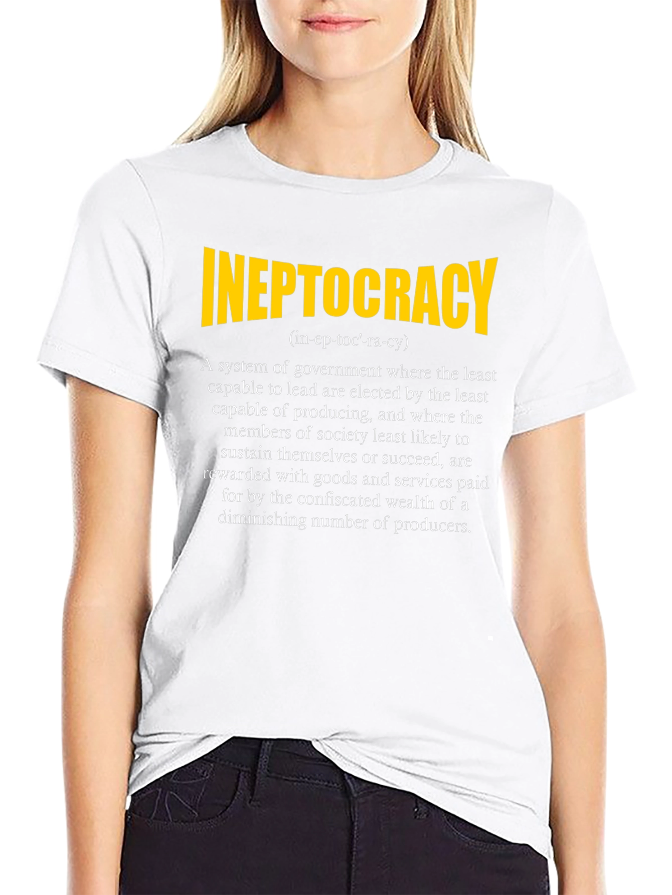 Ineptocracy Definition Graphic T-Shirt