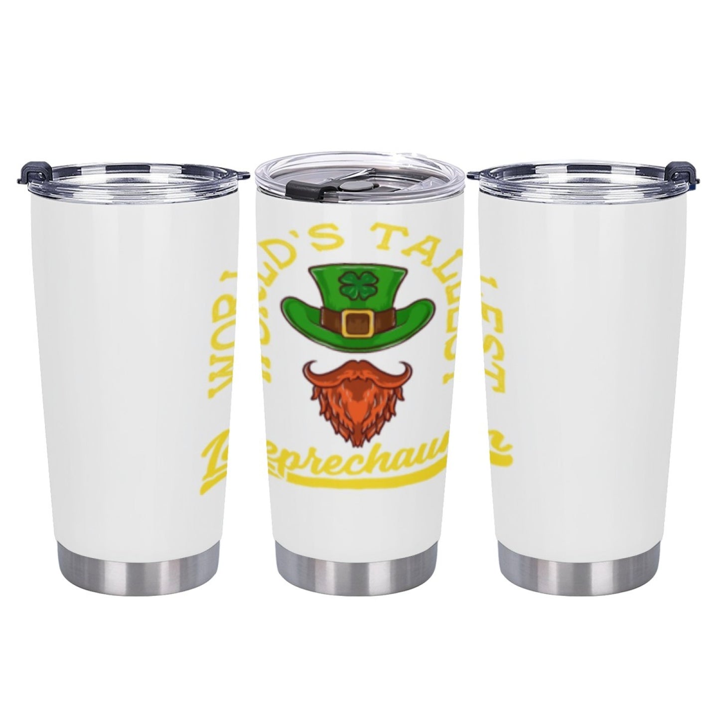 Stylish Insulated Travel Tumbler - Stainless Steel Graphic Design Cup