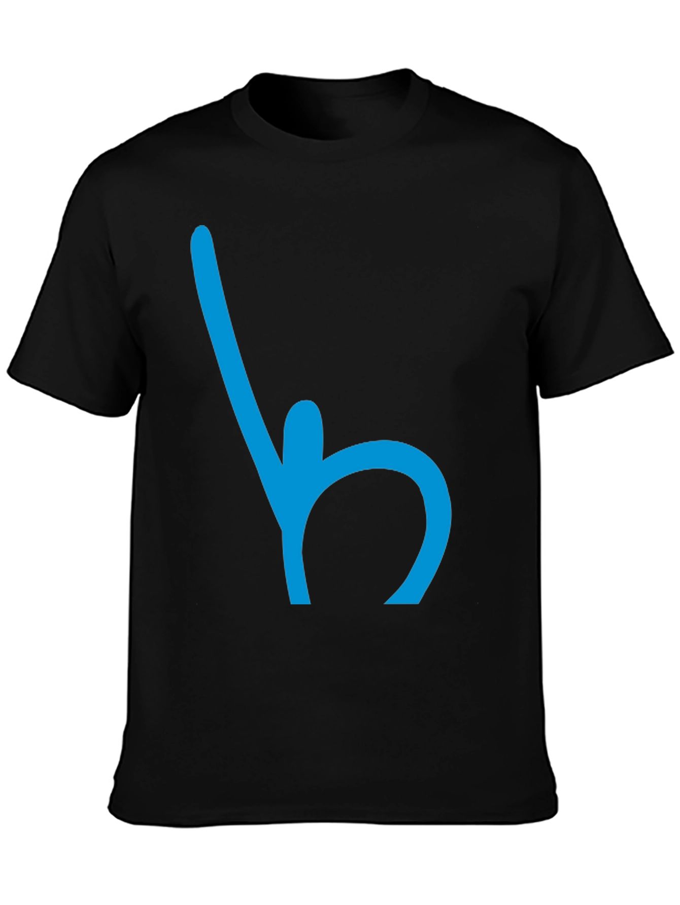 Abstract Symbol Black T-Shirt
