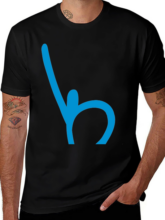 Abstract Symbol Black T-Shirt