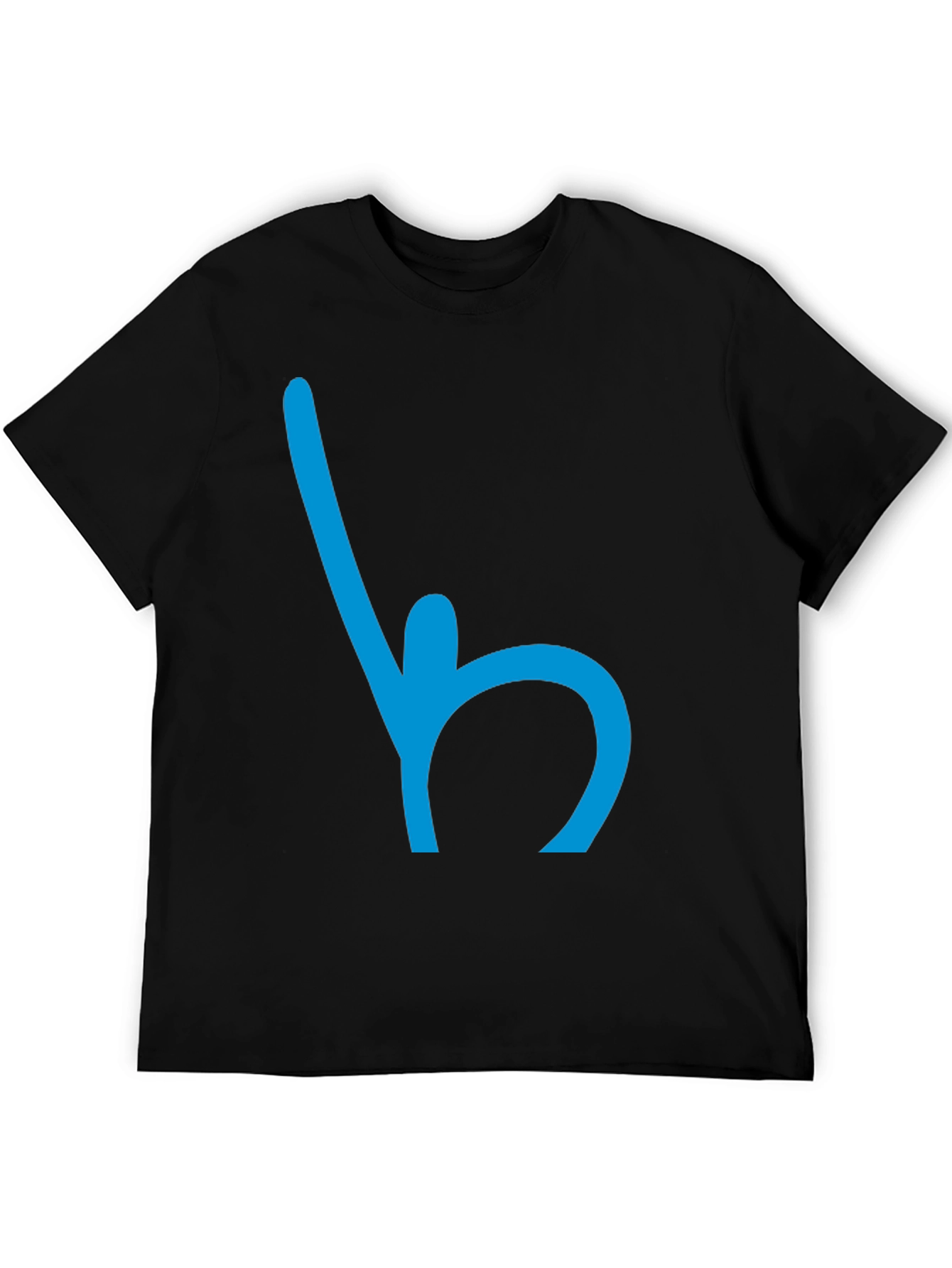 Abstract Symbol Black T-Shirt