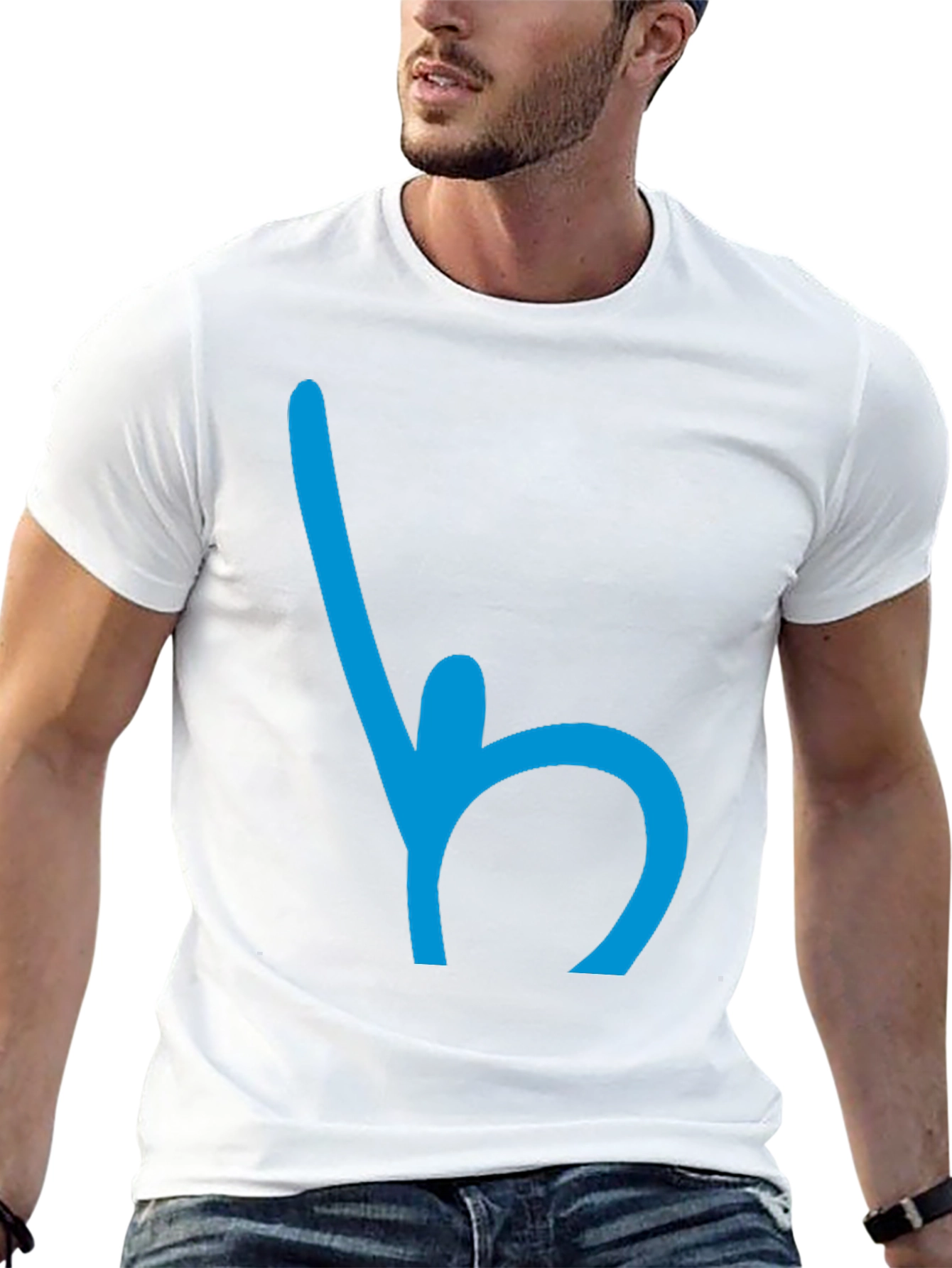 Abstract Symbol Black T-Shirt