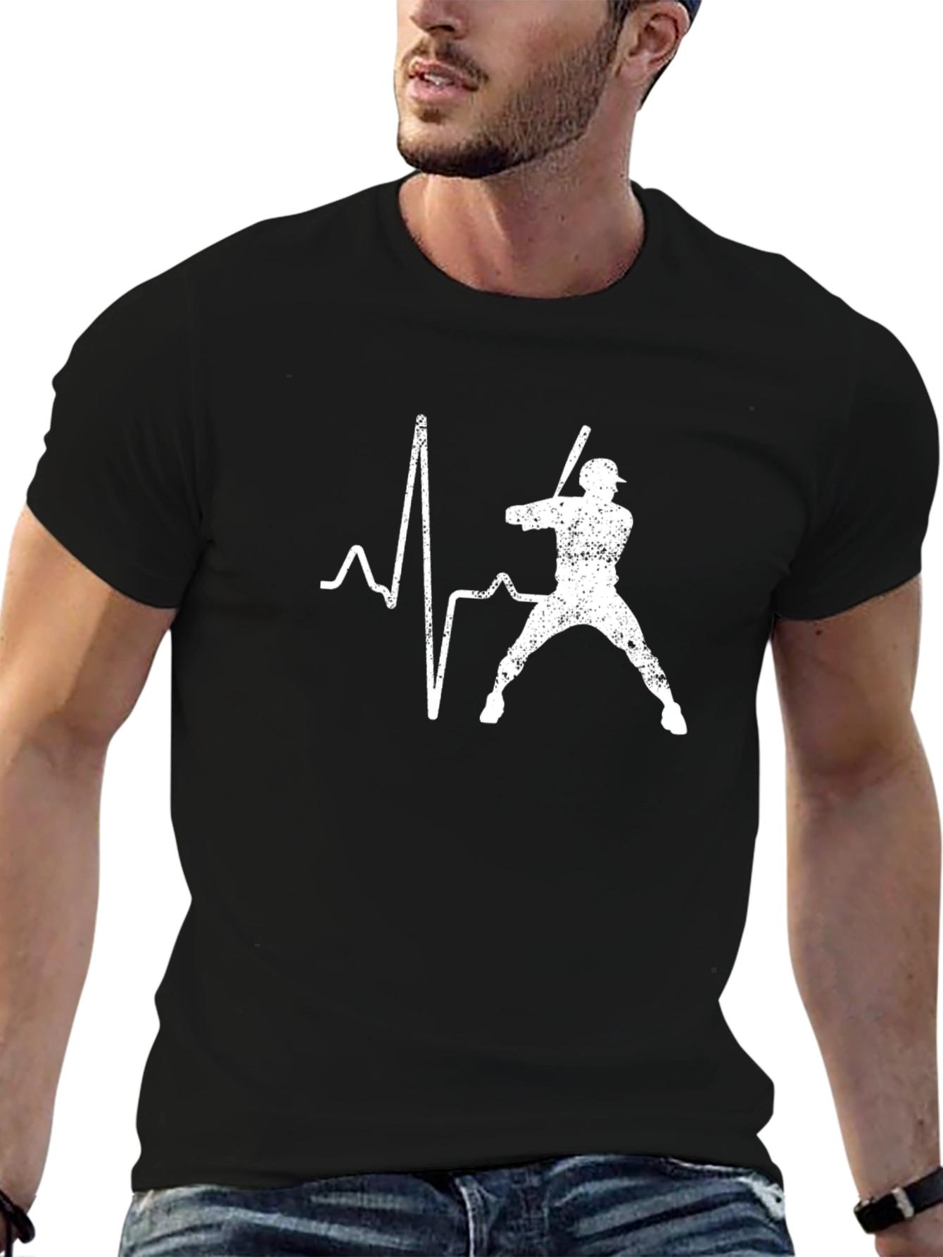 Baseball Heartbeat T-Shirt