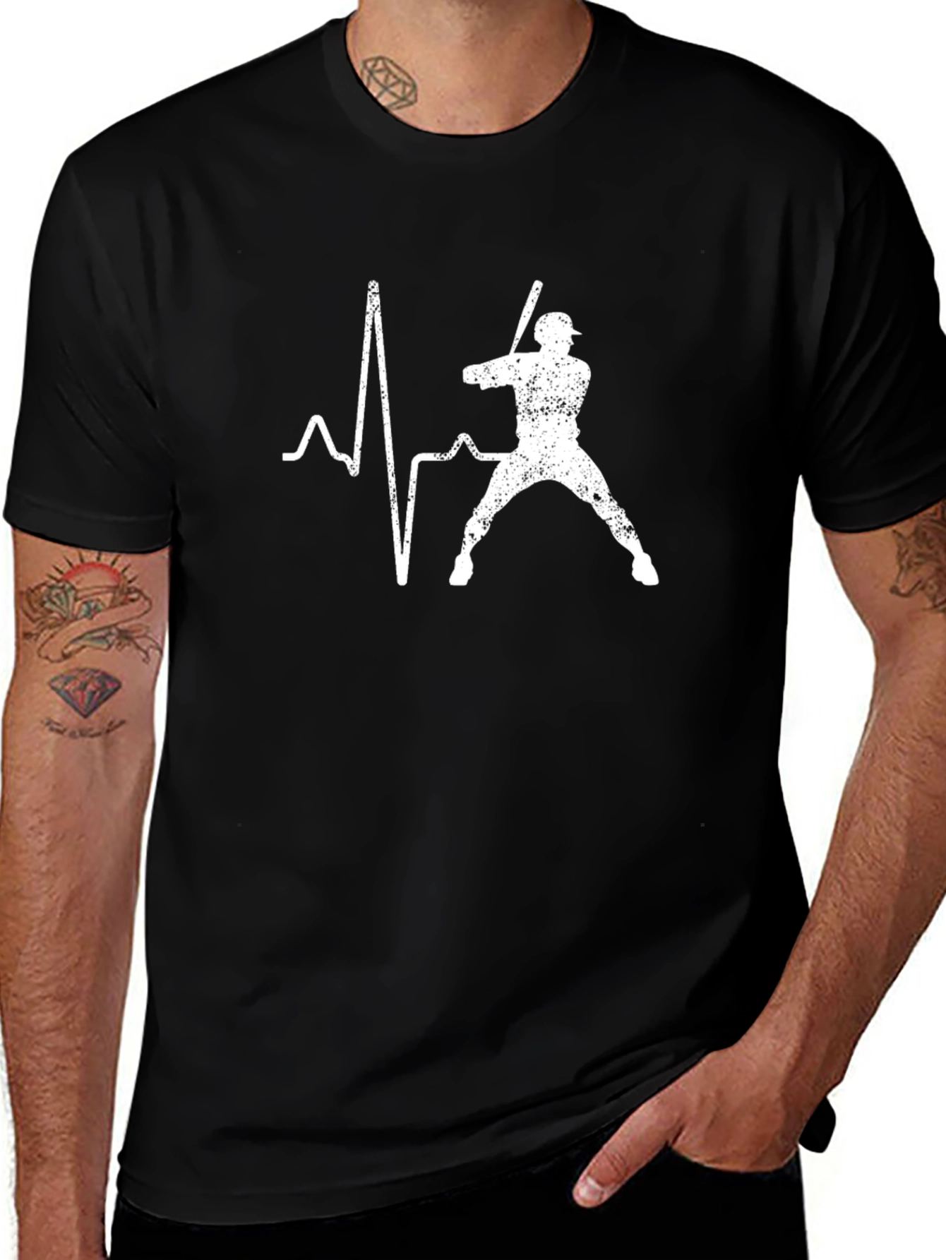Baseball Heartbeat T-Shirt