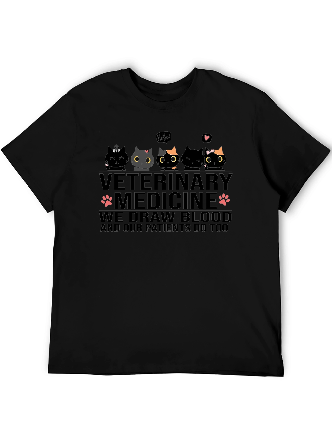 Veterinary Medicine Cat Graphic Tee