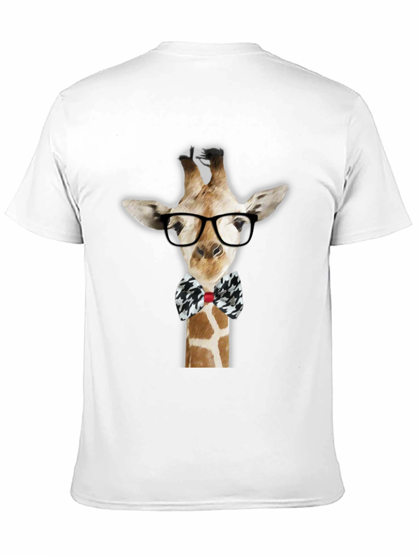 Giraffe with Glasses Graphic T-Shirt