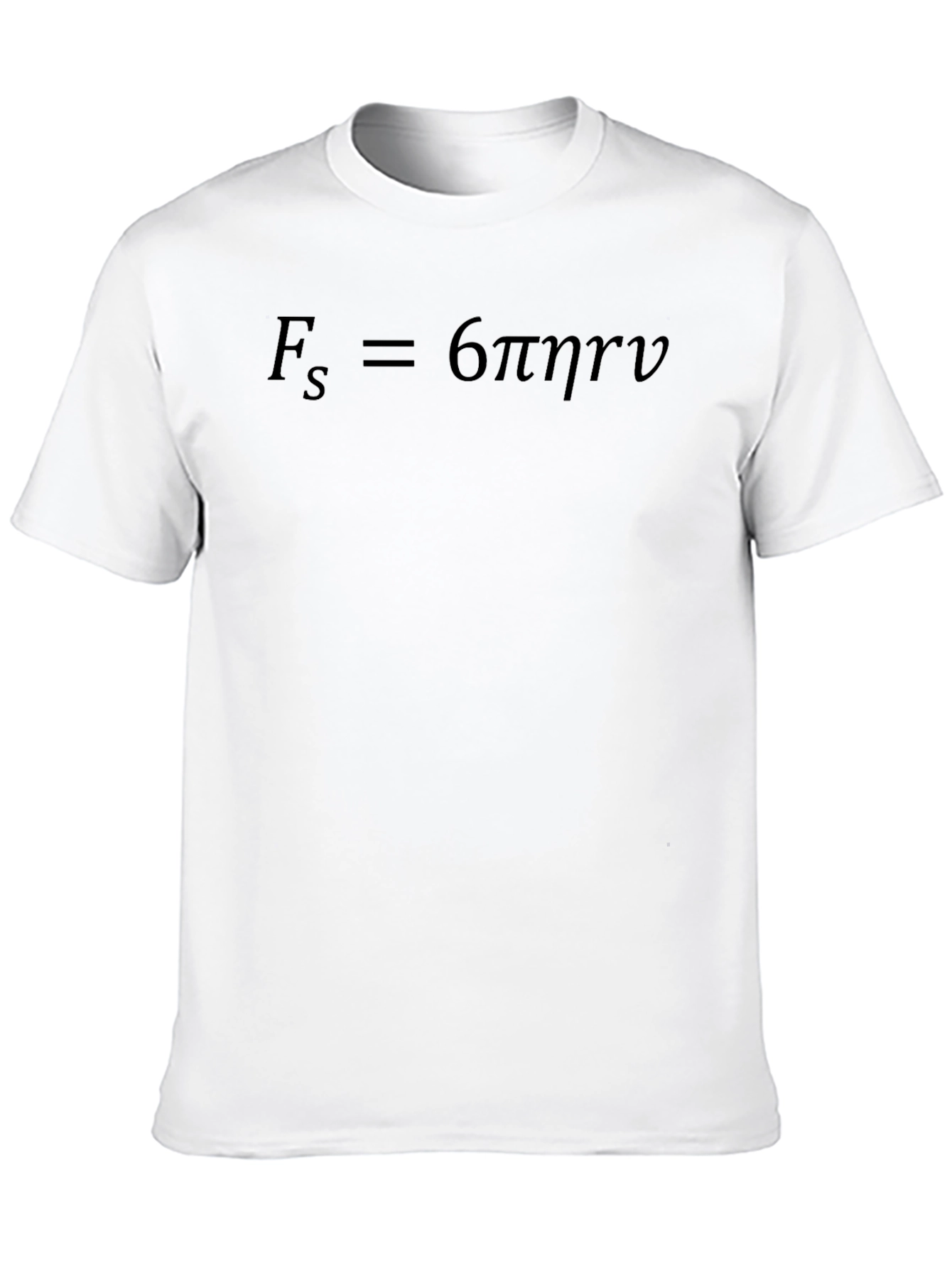 Stokes Law Black T-Shirt - Science & Physics