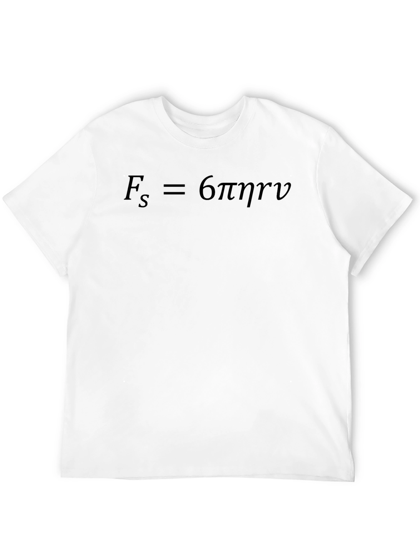 Stokes Law Black T-Shirt - Science & Physics
