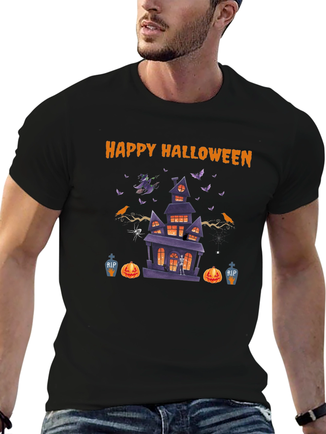 Halloween Graphic T-Shirt