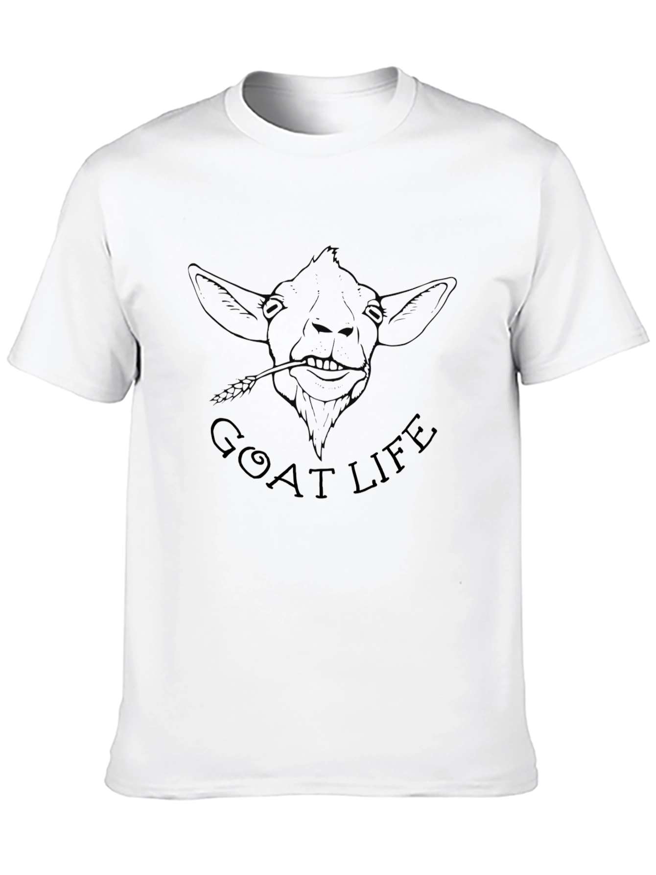 Goat Life Graphic Tee - Classic Black T-Shirt