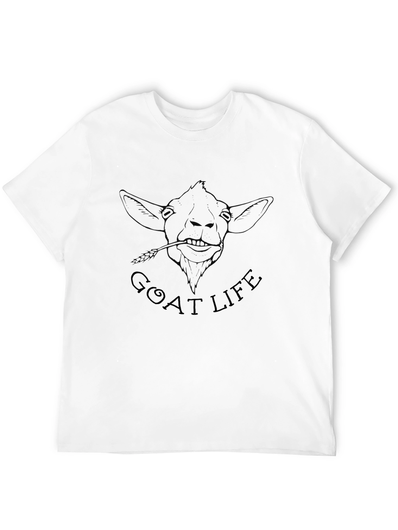 Goat Life Graphic Tee - Classic Black T-Shirt