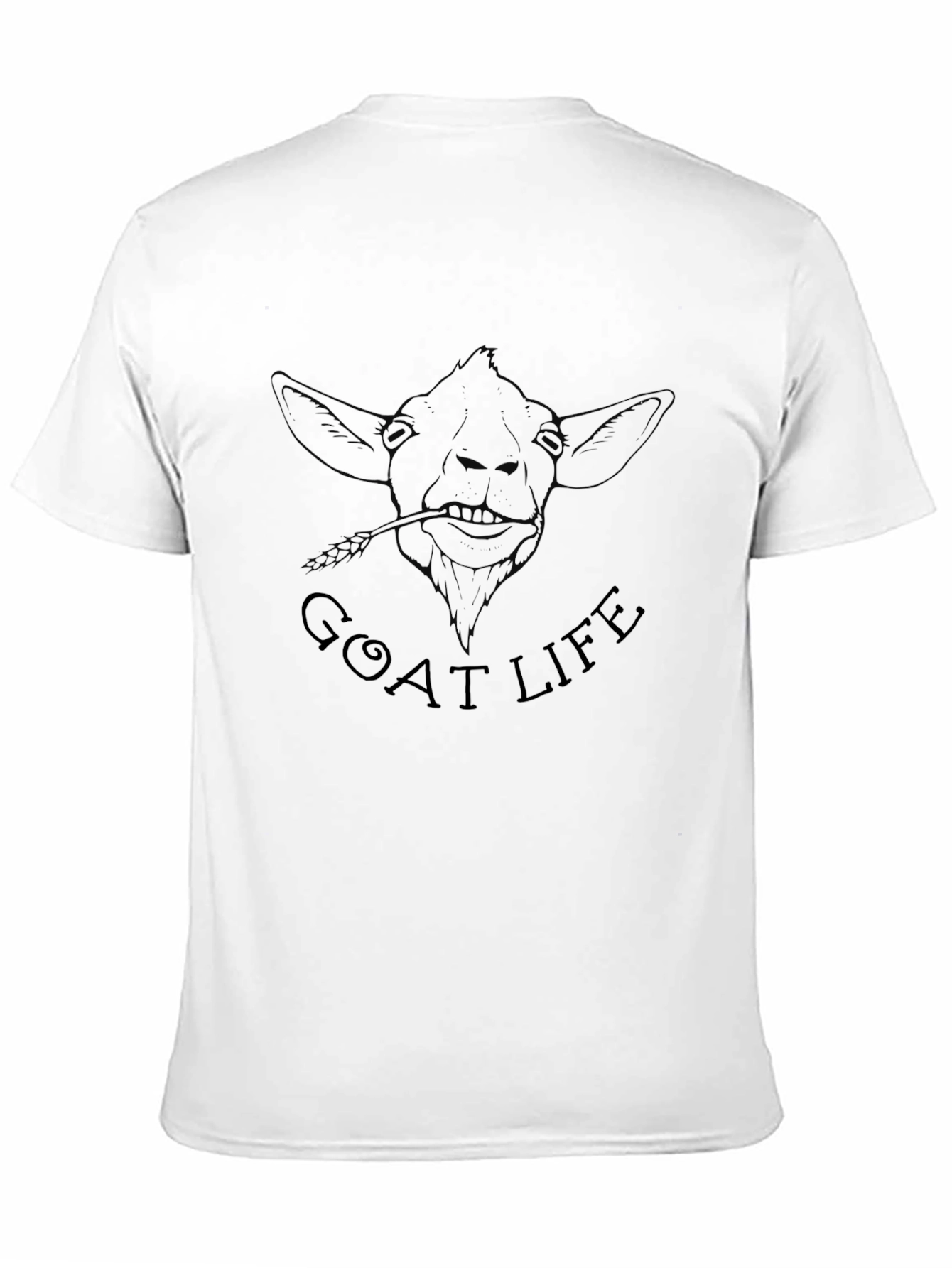 Goat Life Graphic Tee - Classic Black T-Shirt