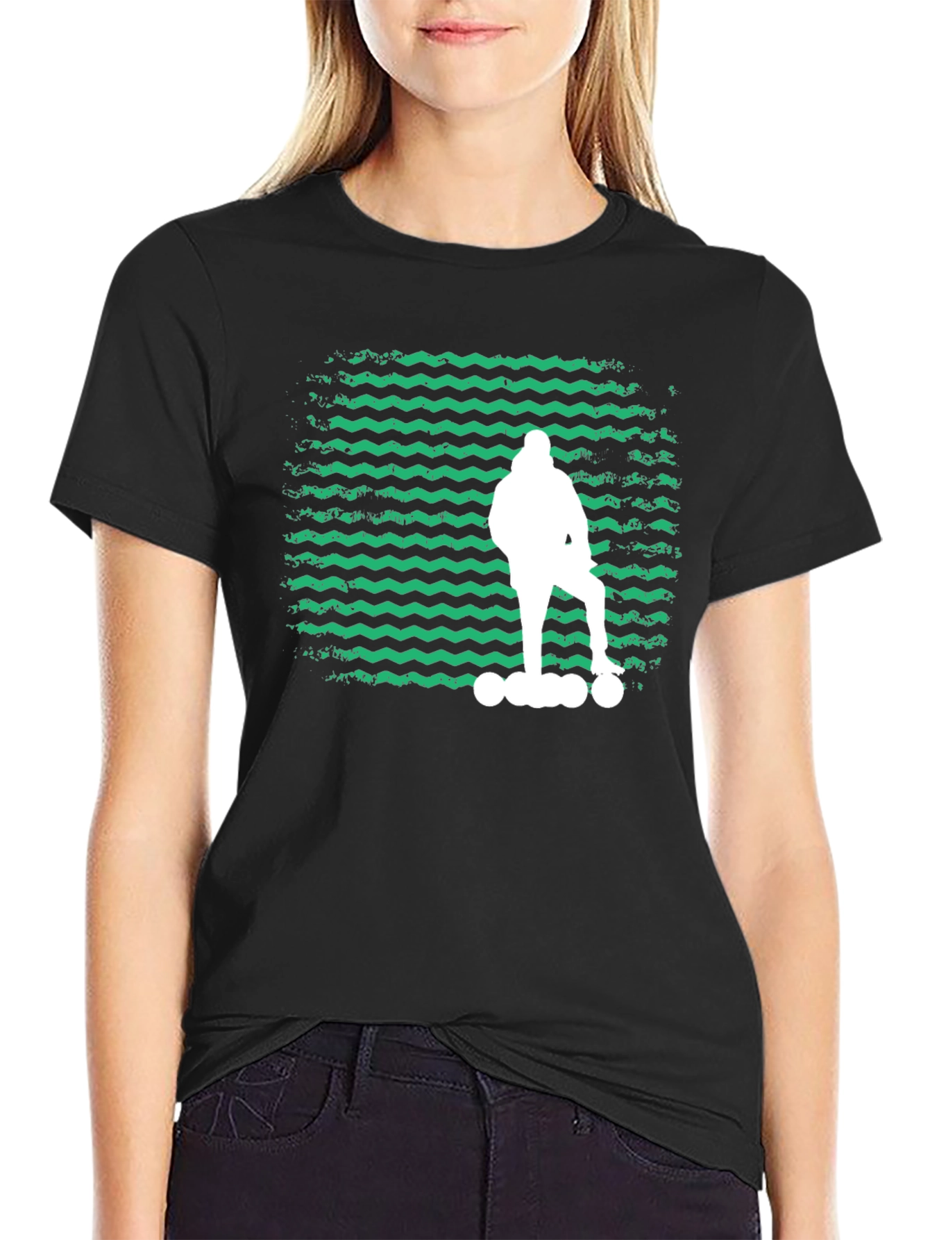 Skateboarder Graphic Tee - Cool Retro Design