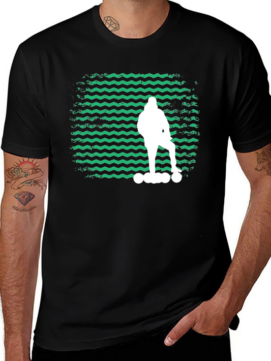 Skateboarder Graphic Tee - Cool Retro Design
