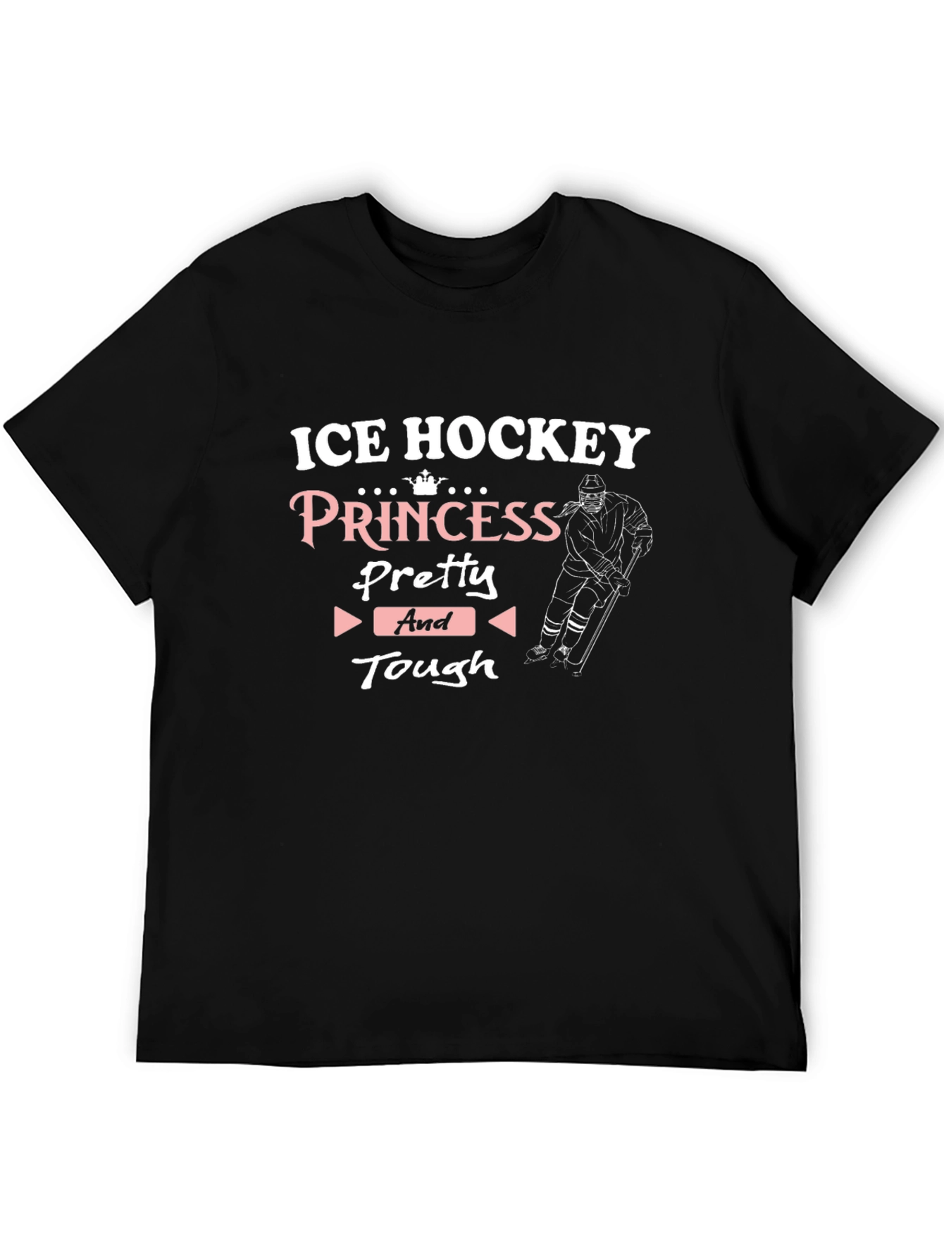 Ice Hockey Princess T-Shirt Pretty & Tough Tee
