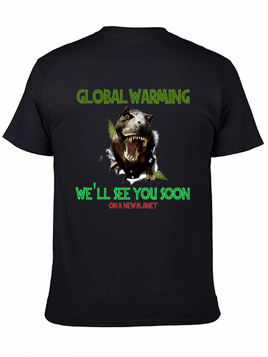 Global Warming Dinosaur T-Shirt