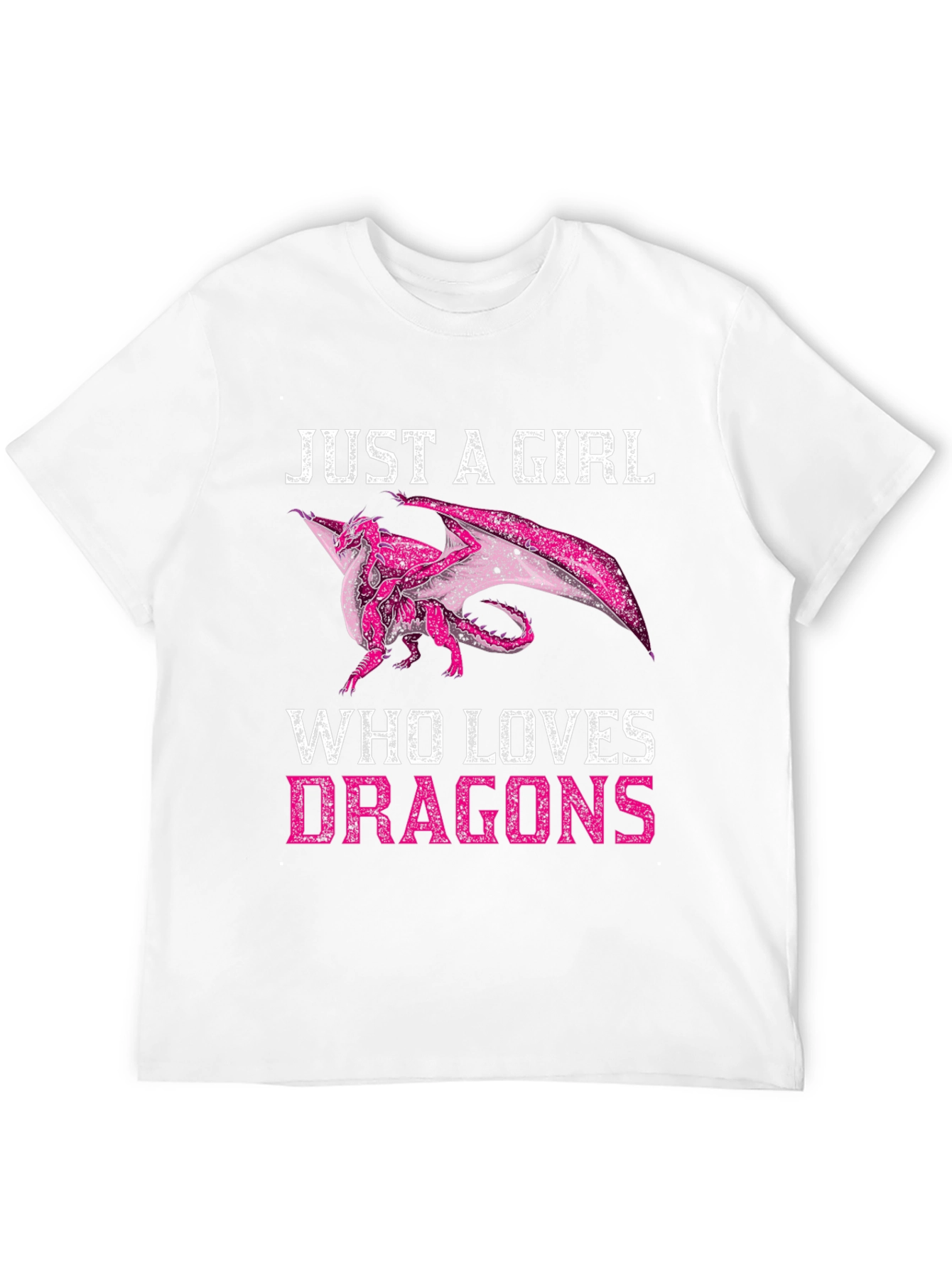 Just A Girl Who Loves Dragons Graphic T-Shirt