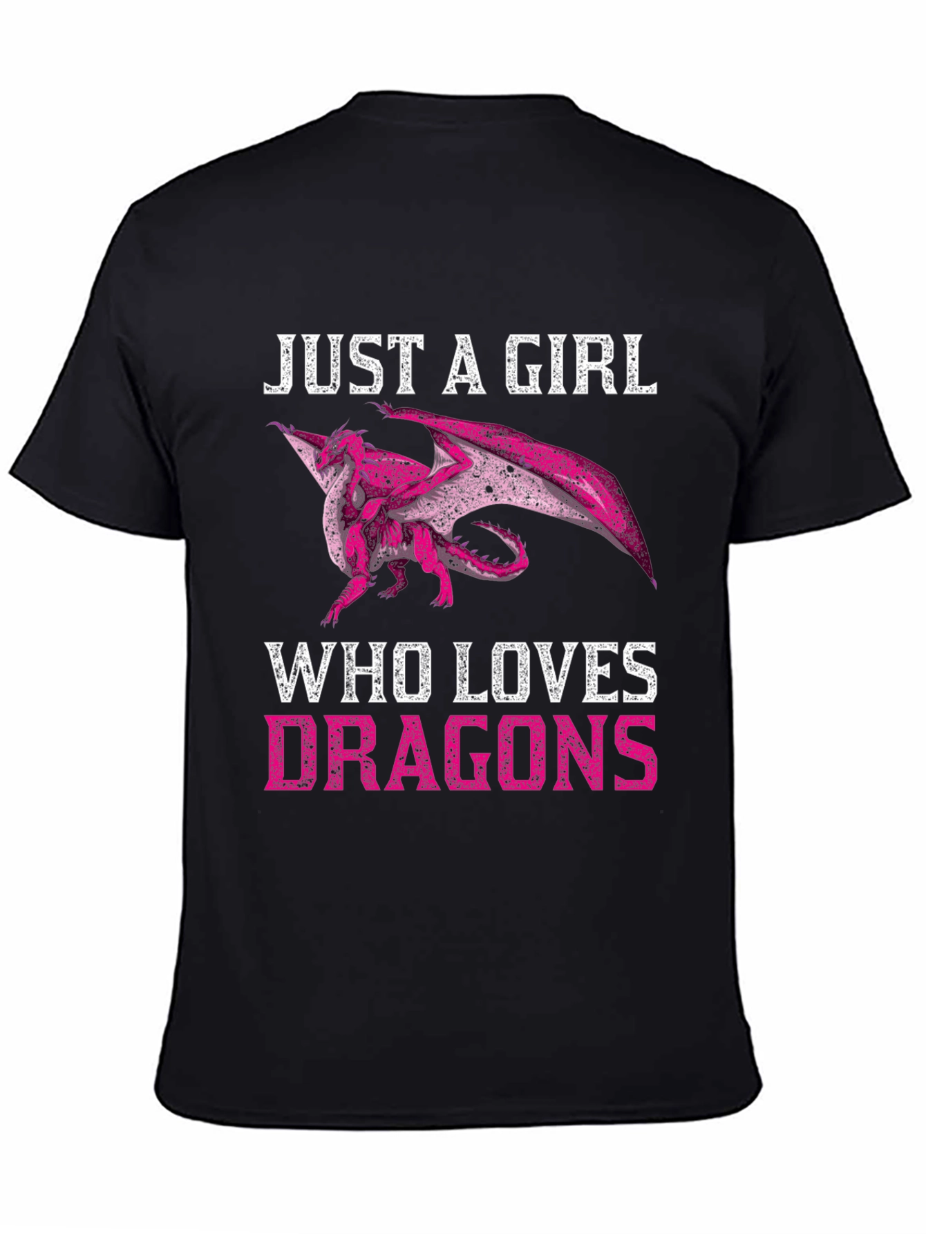 Just A Girl Who Loves Dragons Graphic T-Shirt