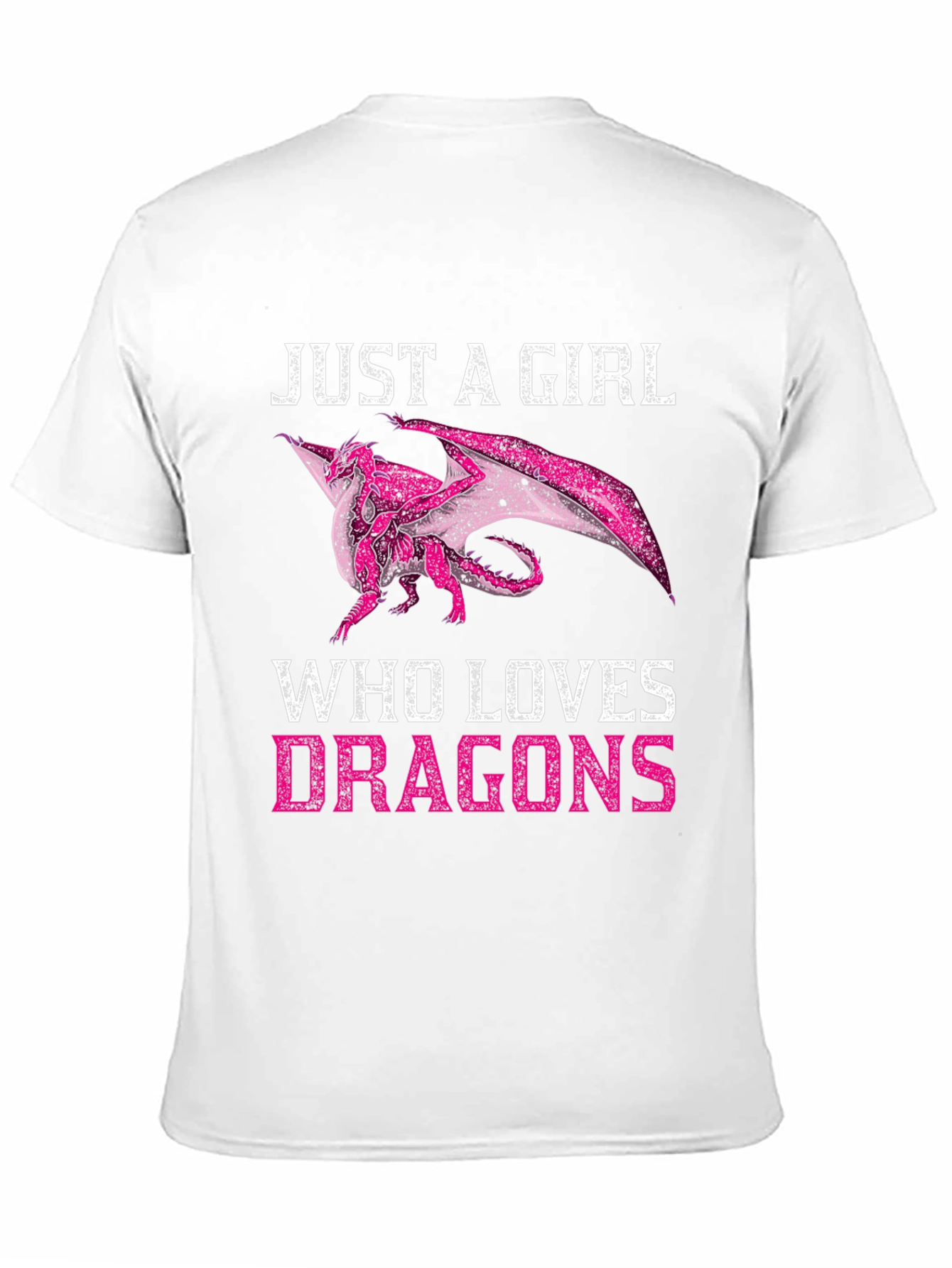 Just A Girl Who Loves Dragons Graphic T-Shirt