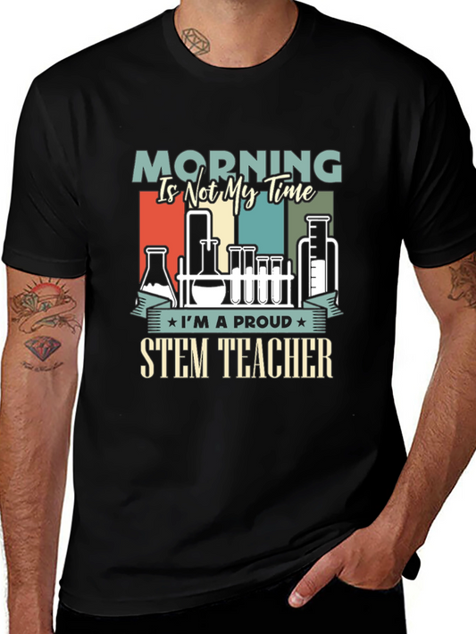 Proud STEM Teacher Graphic T-Shirt