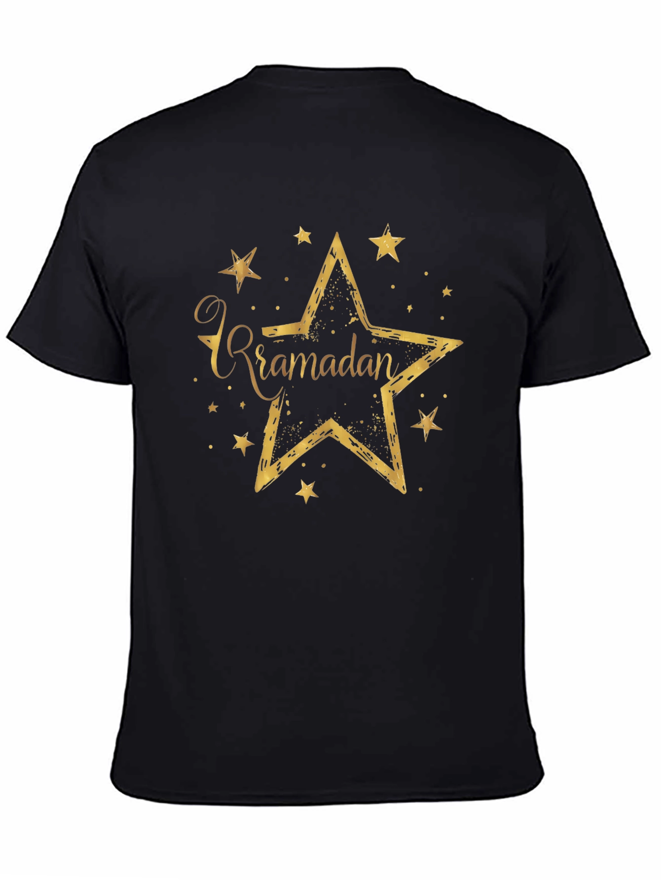 Ramadan Star T-Shirt - Black