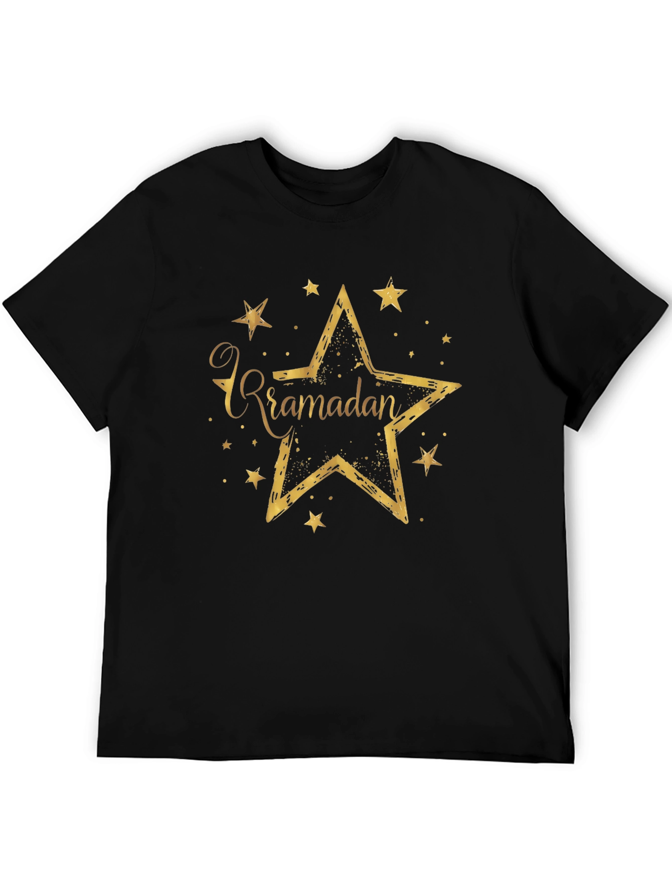 Ramadan Star T-Shirt - Black