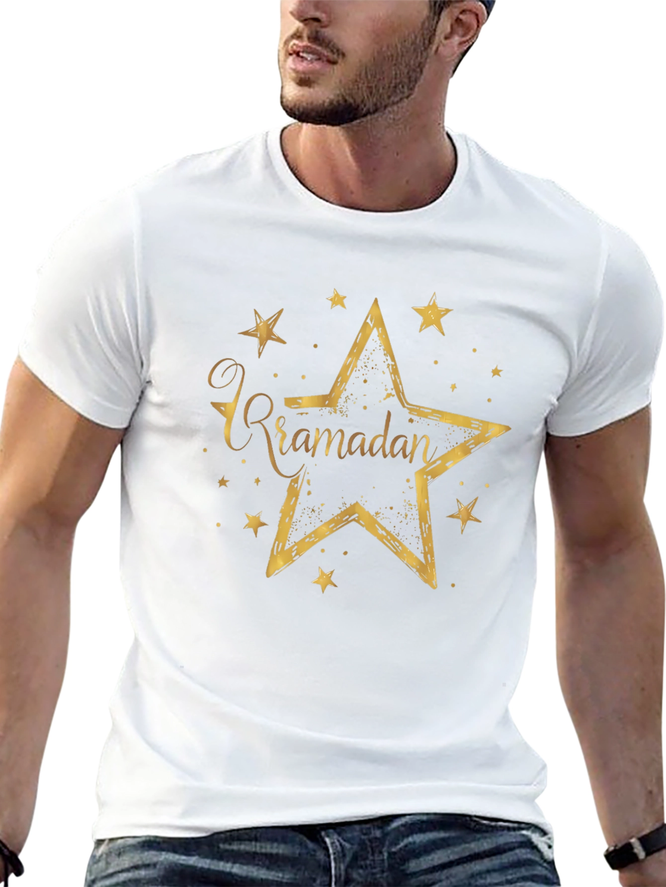 Ramadan Star T-Shirt - Black
