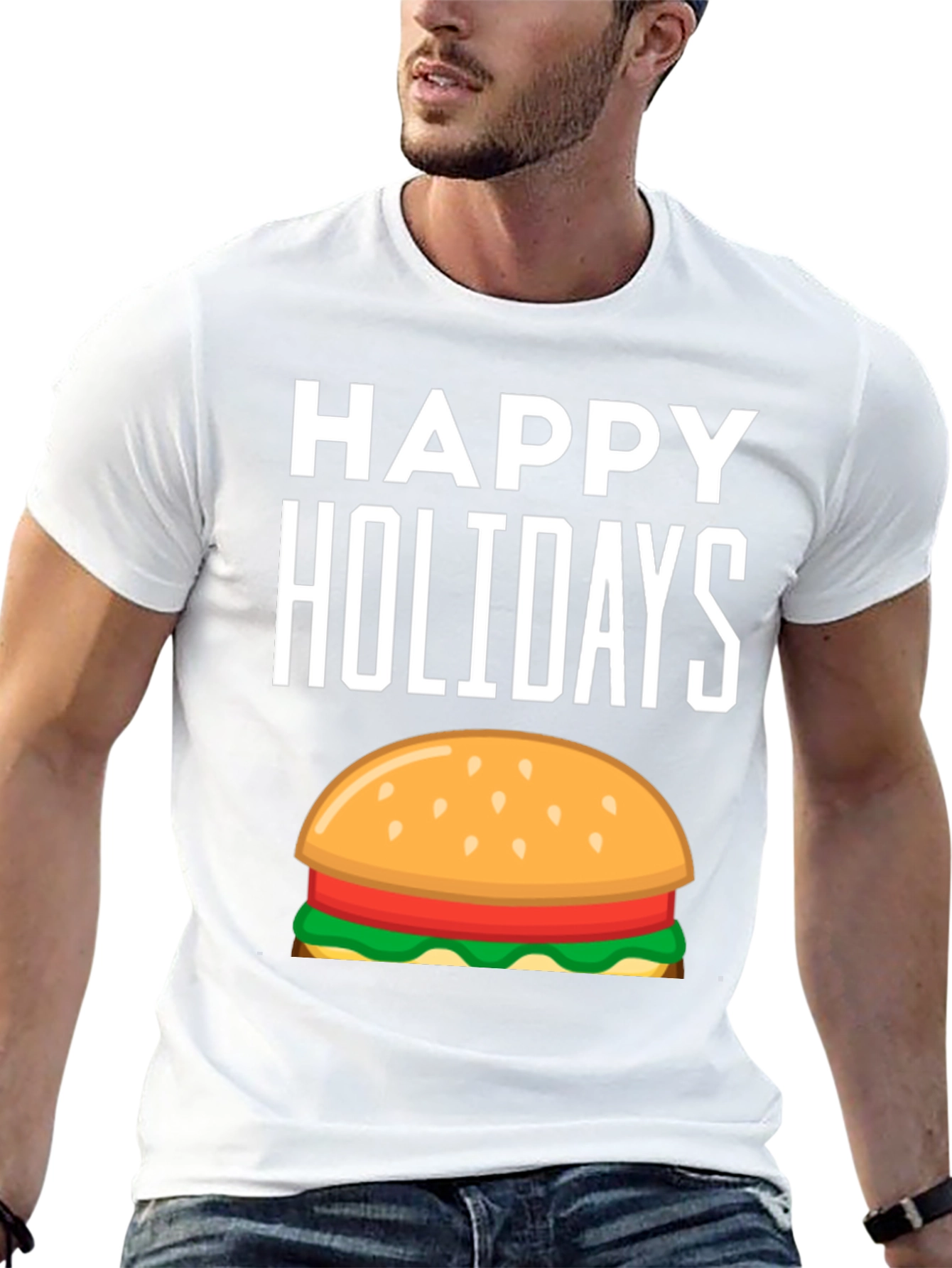 Happy Holidays Burger T-Shirt