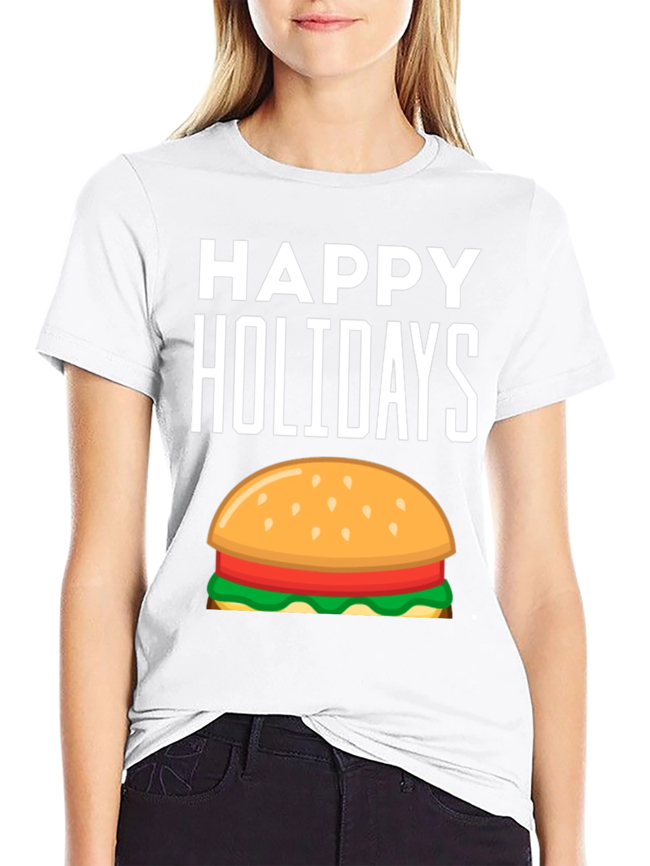 Happy Holidays Burger T-Shirt