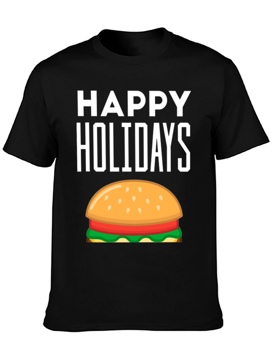 Happy Holidays Burger T-Shirt