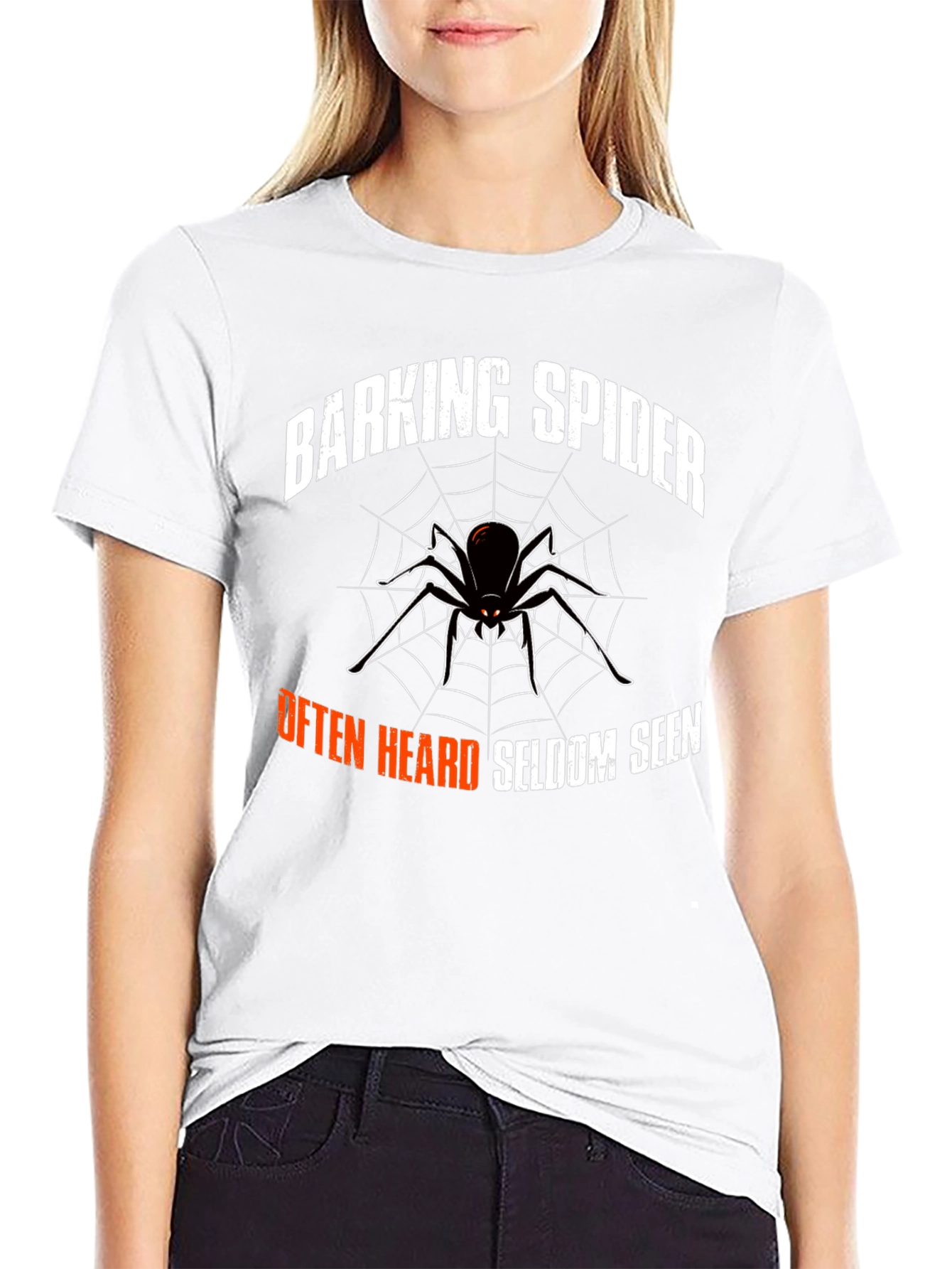 Barking Spider Graphic Tee - Funny Arachnid T-Shirt