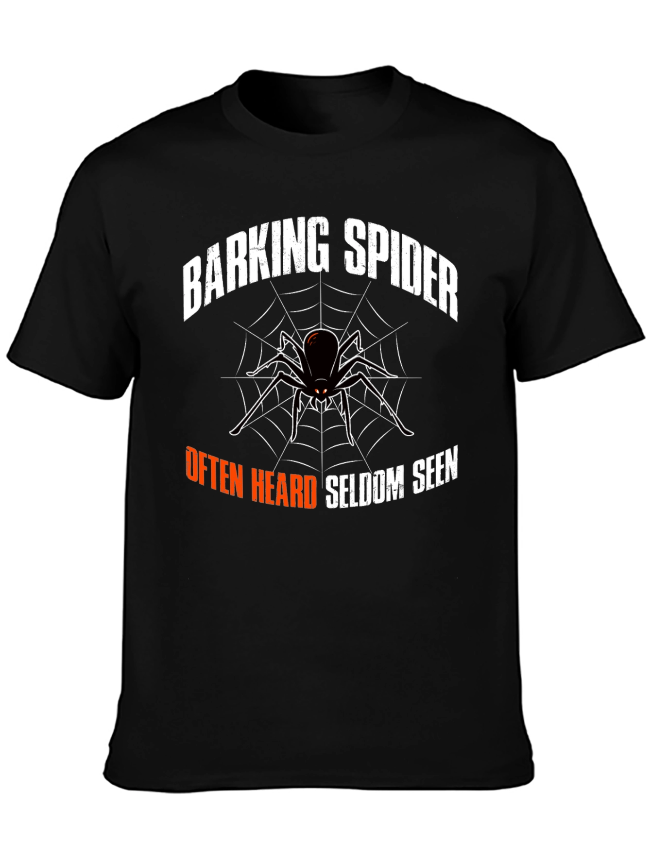 Barking Spider Graphic Tee - Funny Arachnid T-Shirt