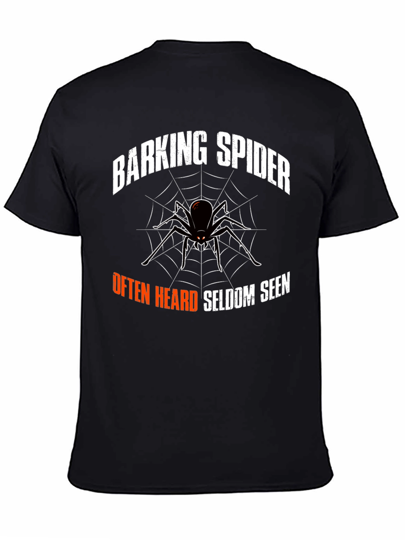 Barking Spider Graphic Tee - Funny Arachnid T-Shirt