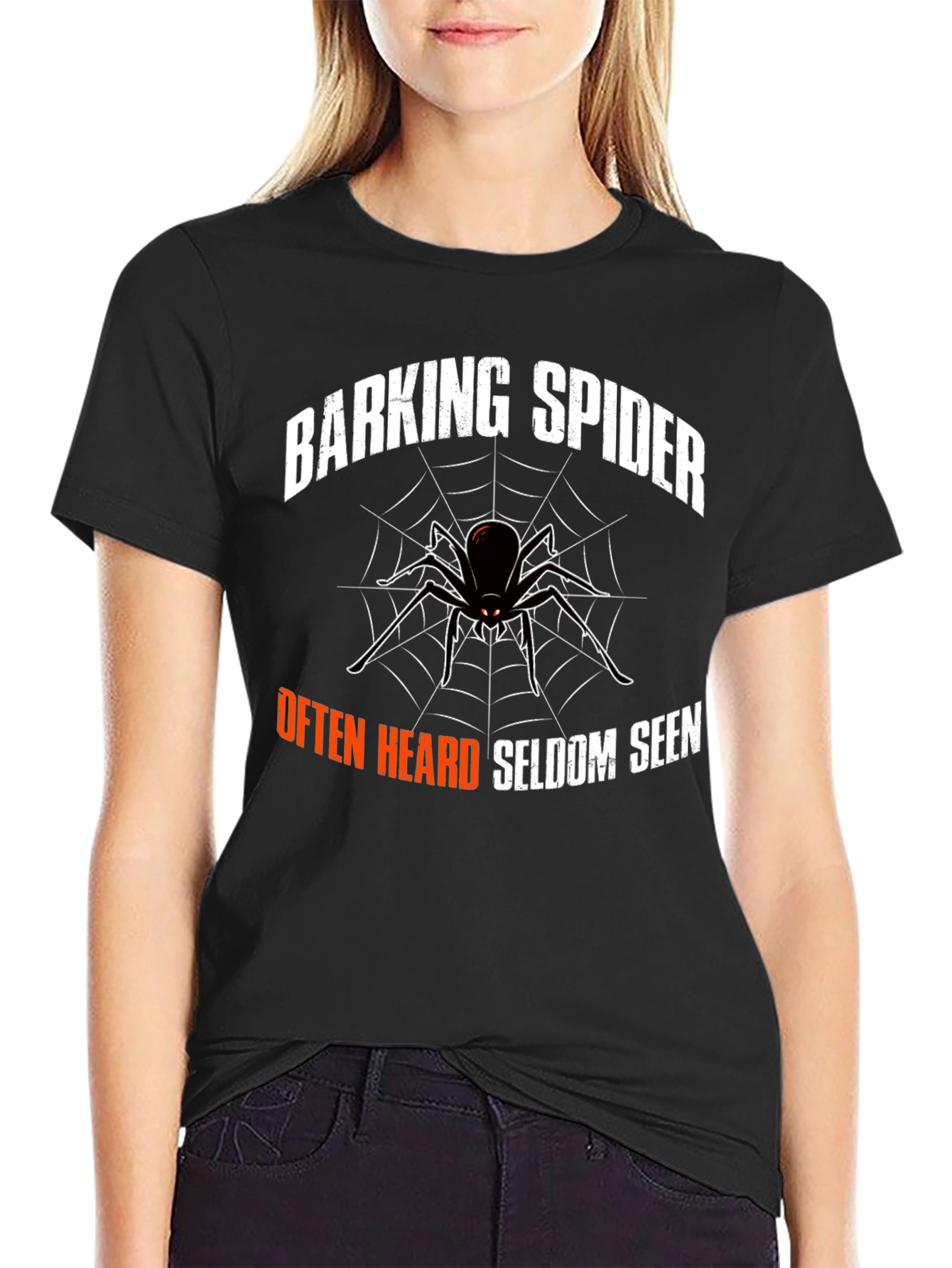 Barking Spider Graphic Tee - Funny Arachnid T-Shirt