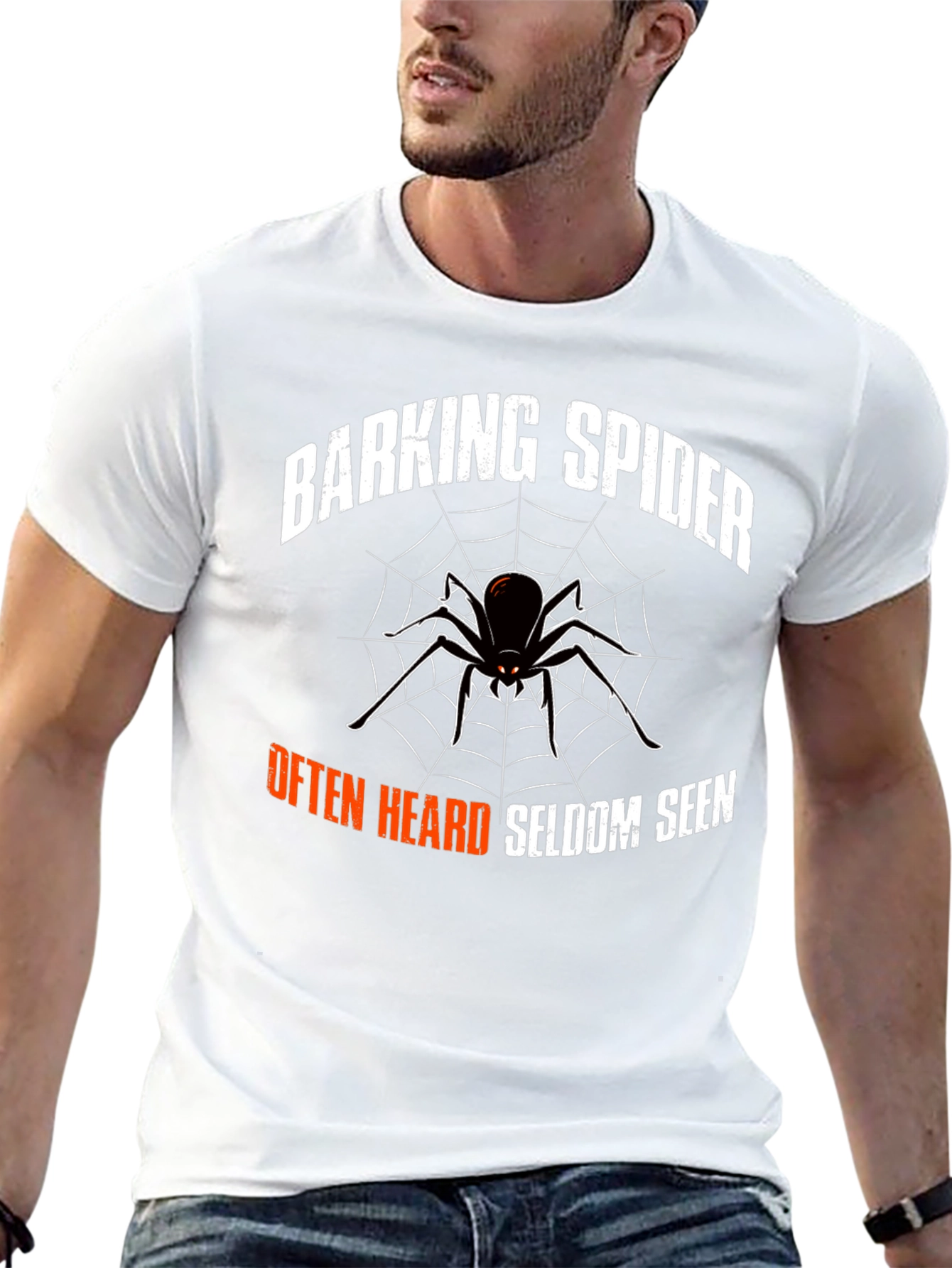 Barking Spider Graphic Tee - Funny Arachnid T-Shirt