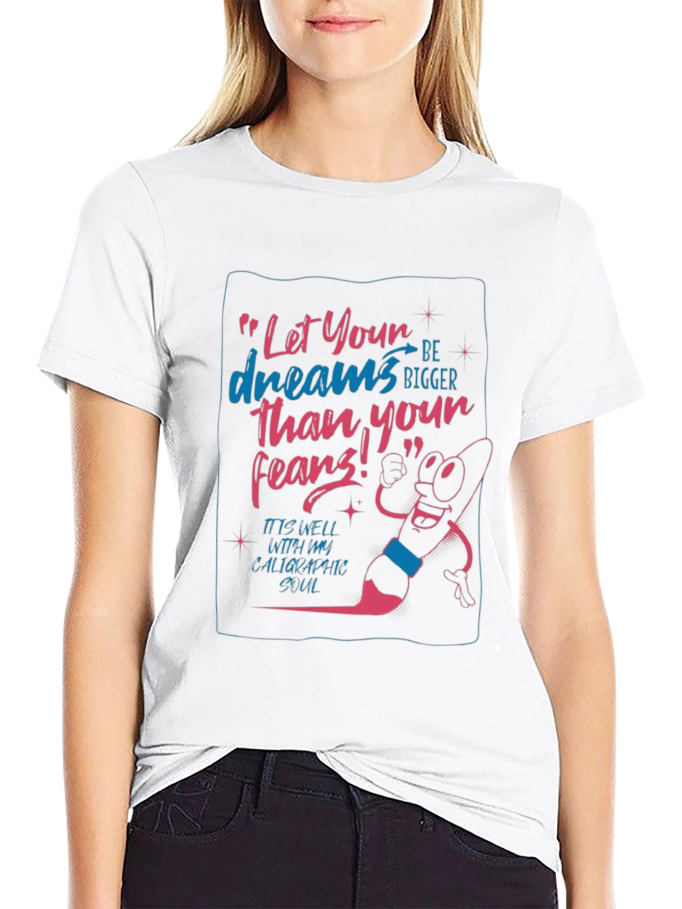 Inspirational Graphic Tee - Let Your Dreams Be Bigger!