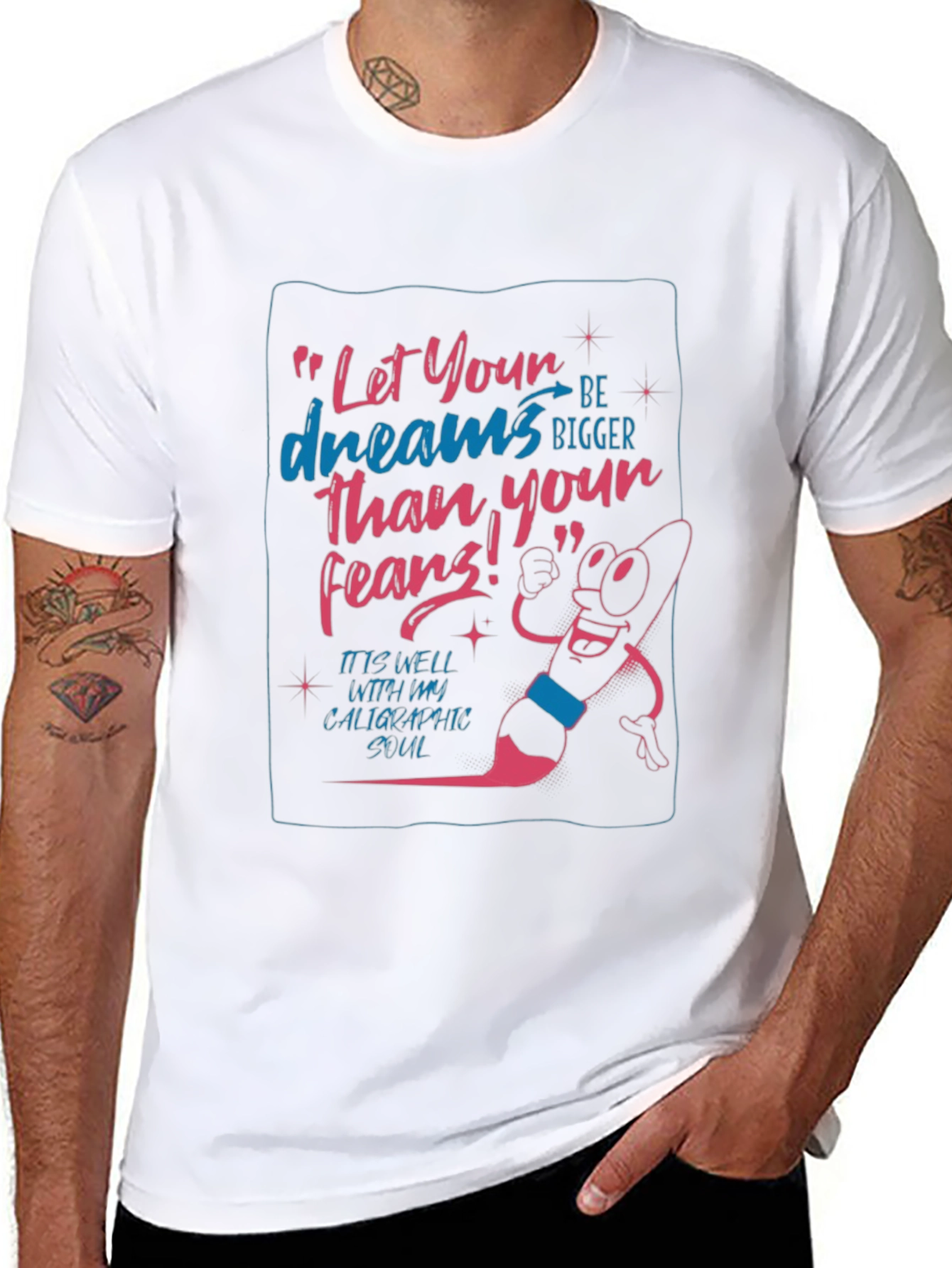 Inspirational Graphic Tee - Let Your Dreams Be Bigger!