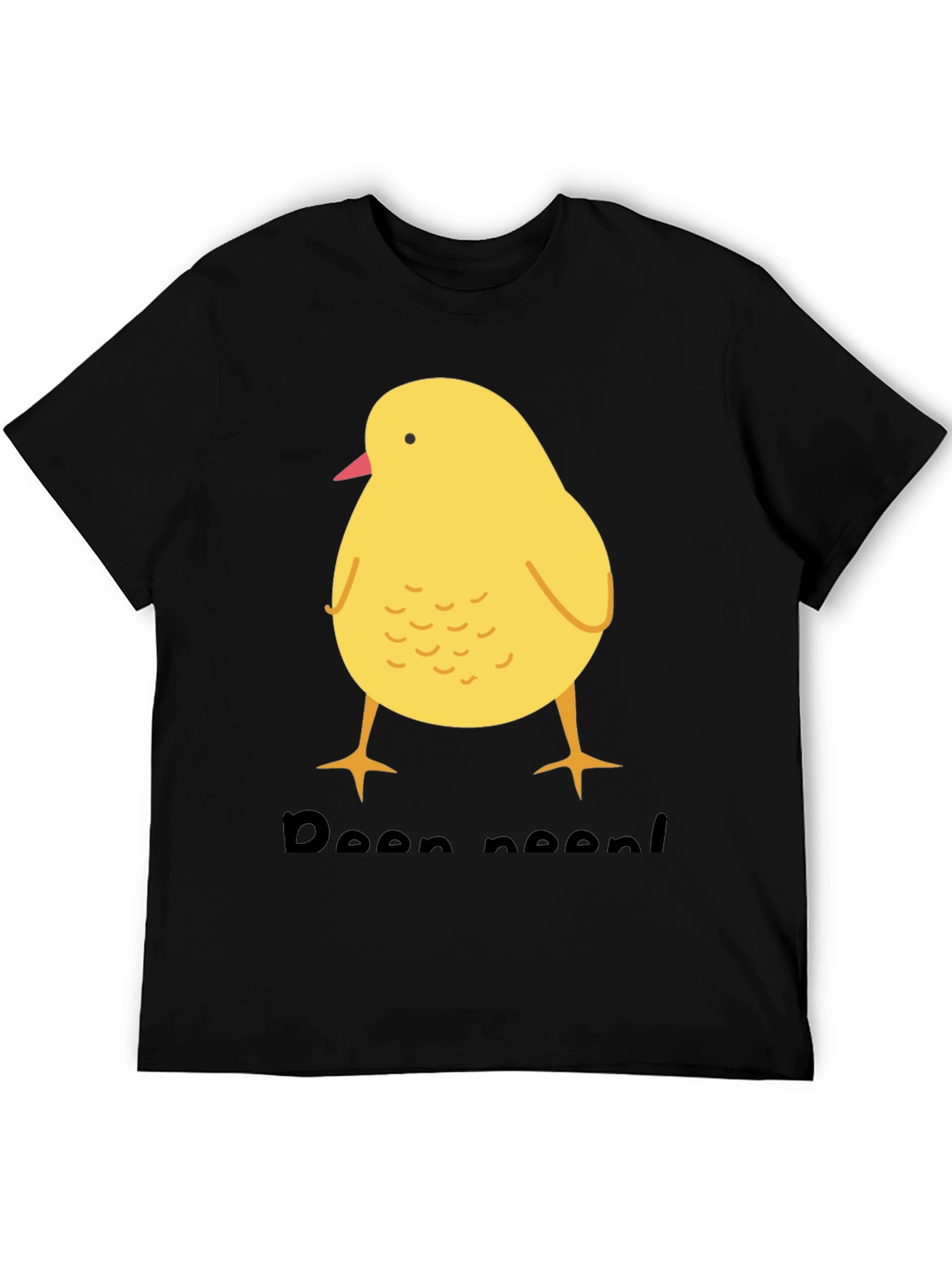 Cute Chick T-Shirt - Black Cotton Blend
