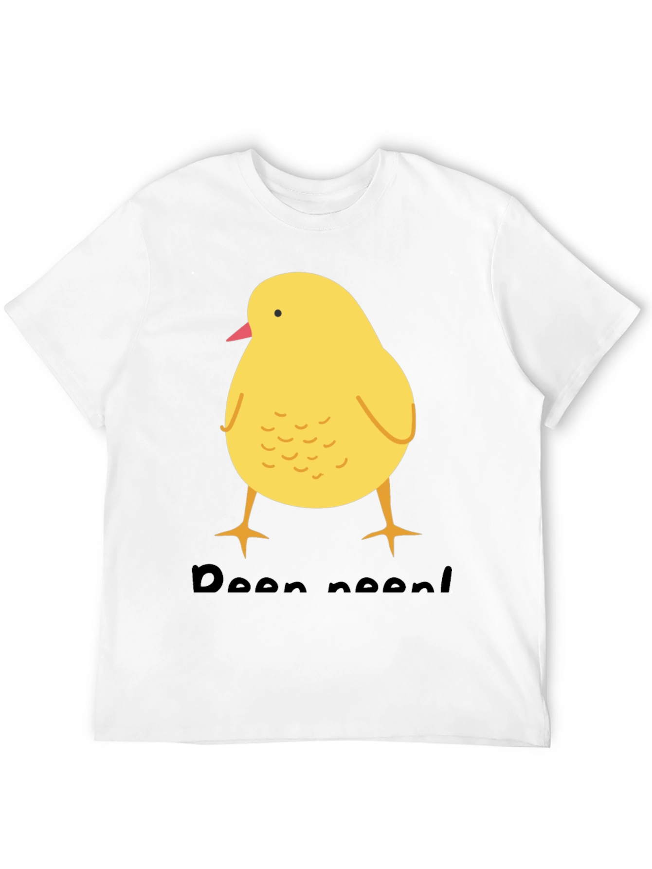 Cute Chick T-Shirt - Black Cotton Blend