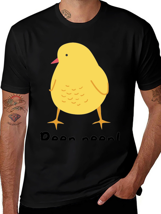 Cute Chick T-Shirt - Black Cotton Blend