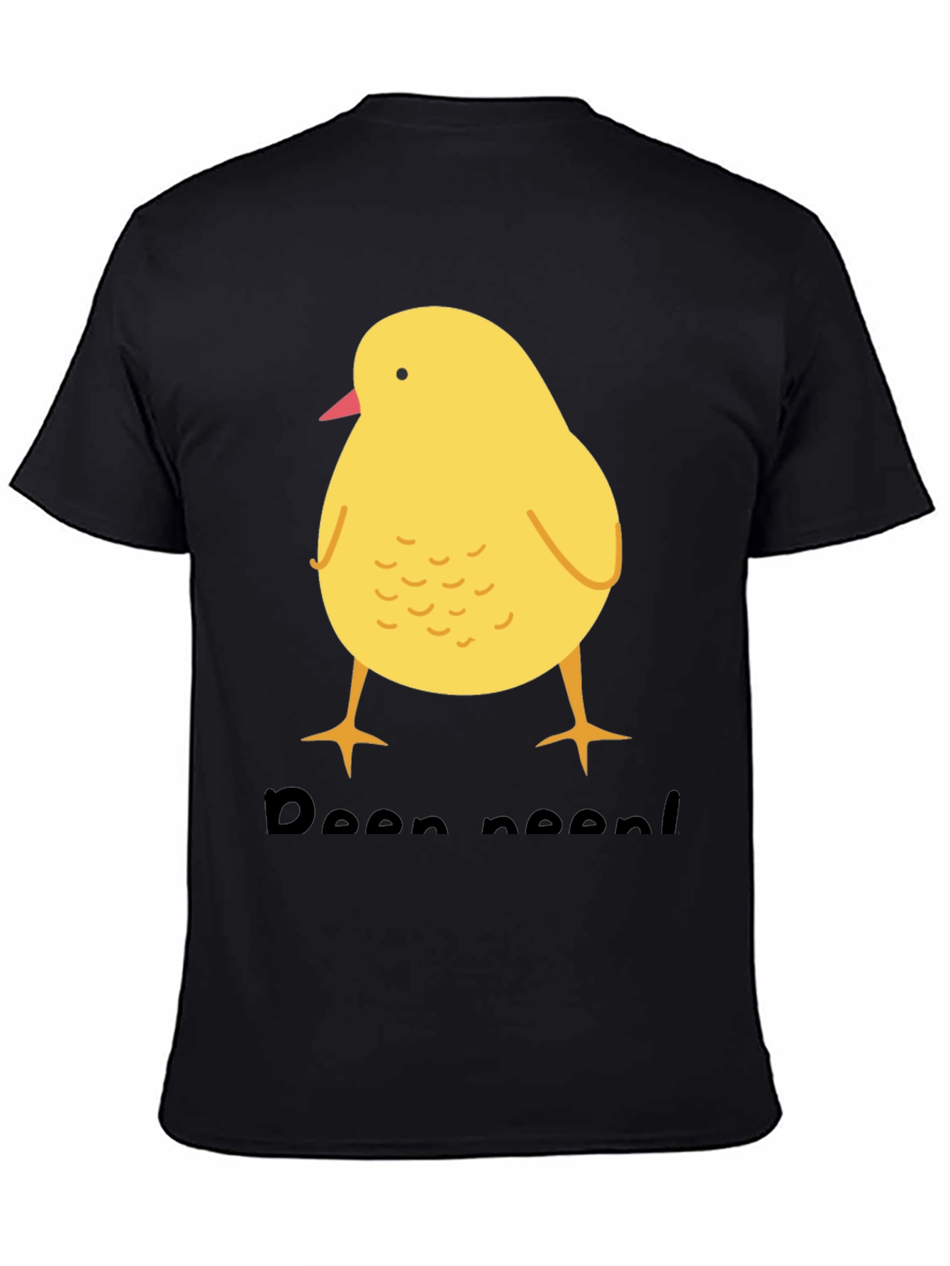 Cute Chick T-Shirt - Black Cotton Blend